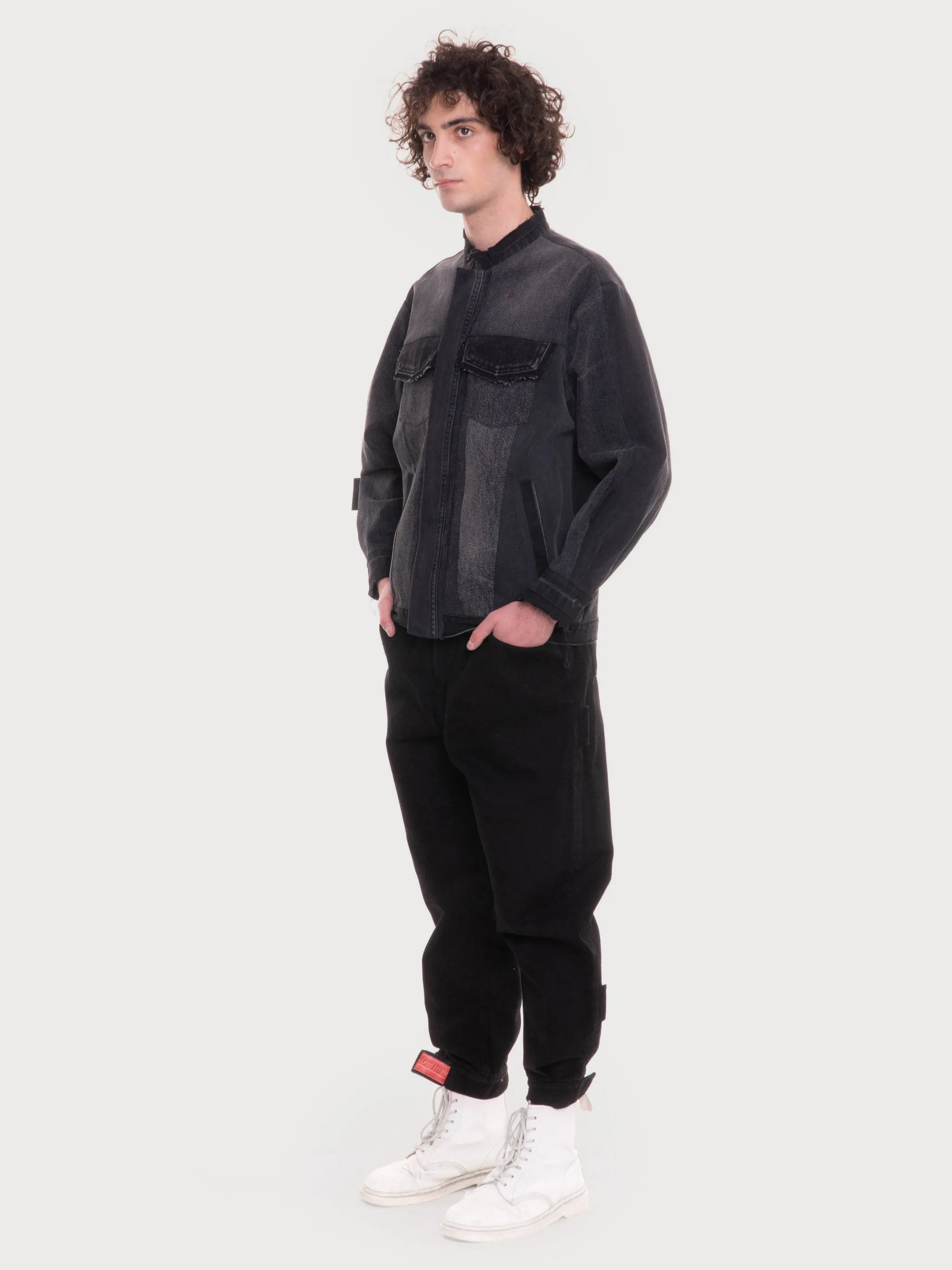 Reworked Denim Jacket sold by KSENIASCHNAIDER product image thumbnail 4