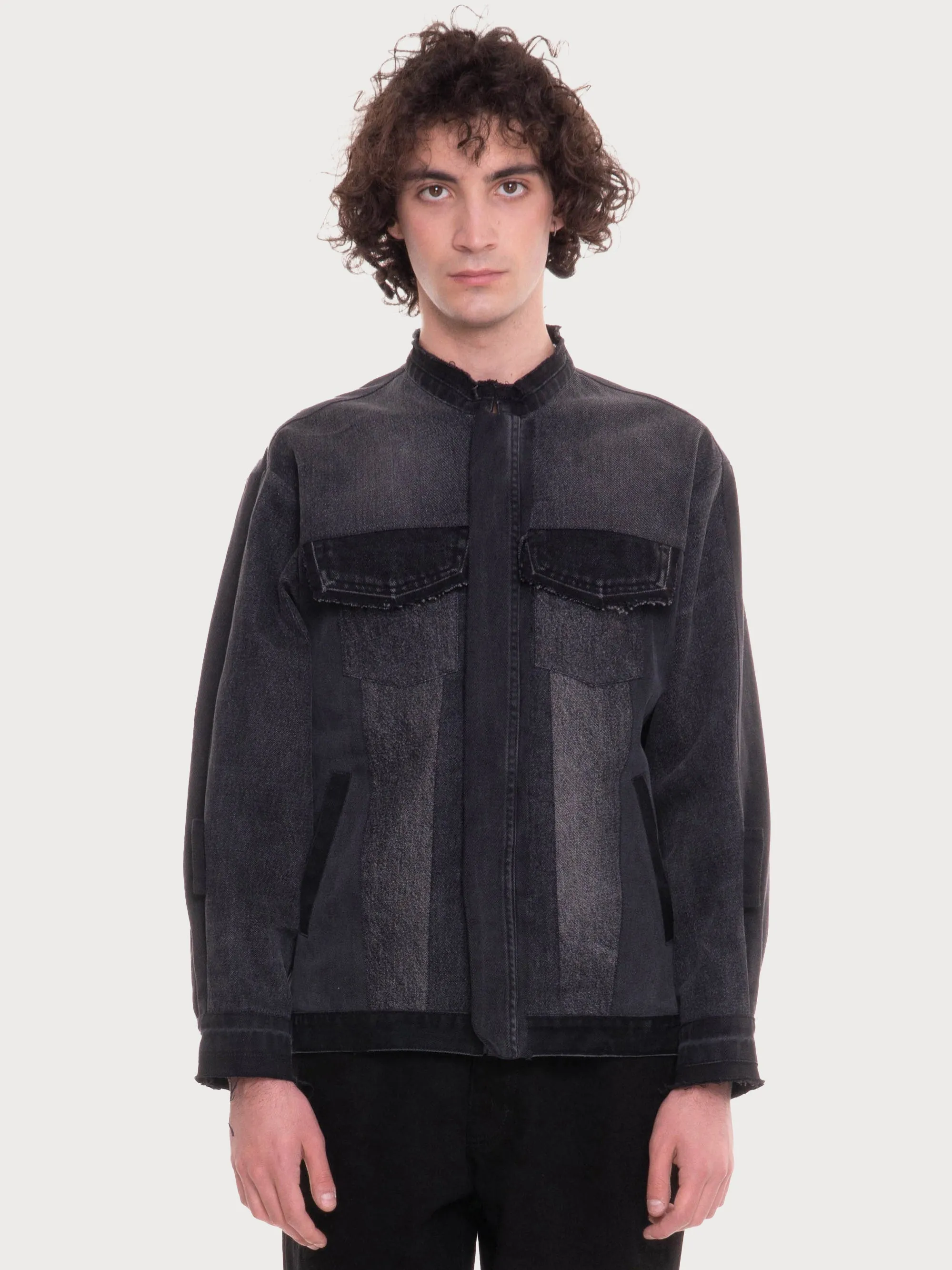 Reworked Denim Jacket sold by KSENIASCHNAIDER product image thumbnail 2