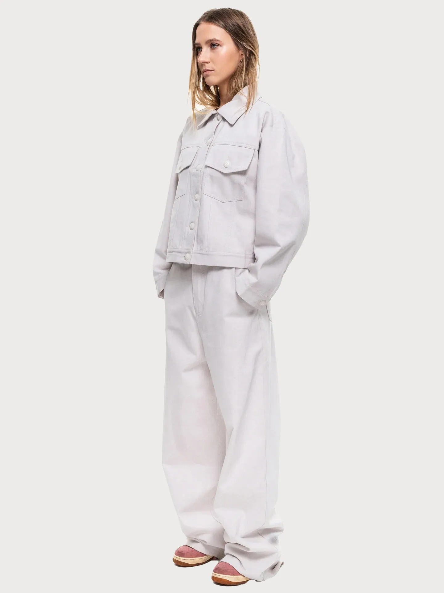 Denim Uniform Jacket sold by KSENIASCHNAIDER product image thumbnail 3