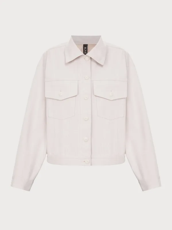 Denim Uniform Jacket sold by KSENIASCHNAIDER