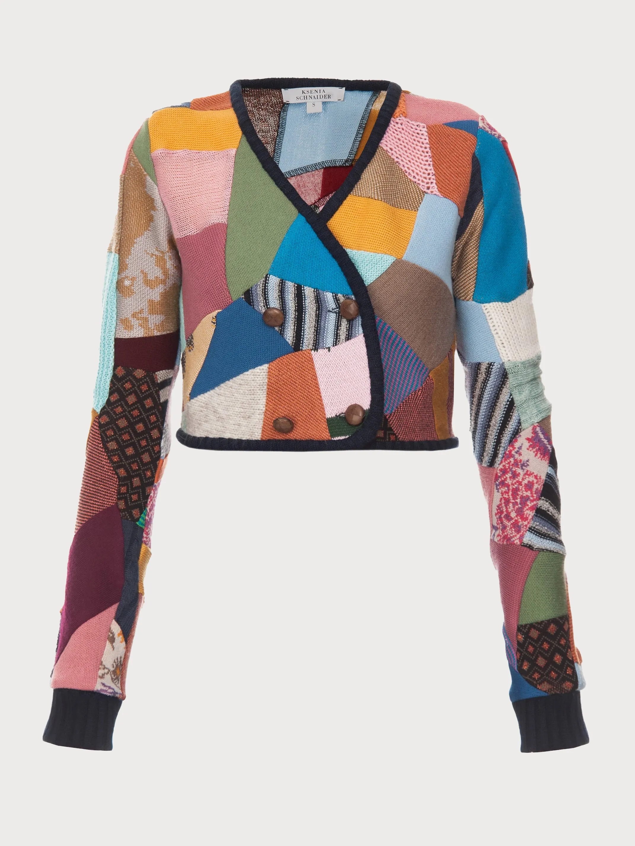 90's Patchwork Cardigan sold by KSENIASCHNAIDER product image thumbnail 4