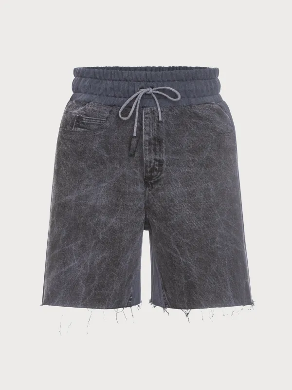 Yin Yang Denim Shorts sold by KSENIASCHNAIDER