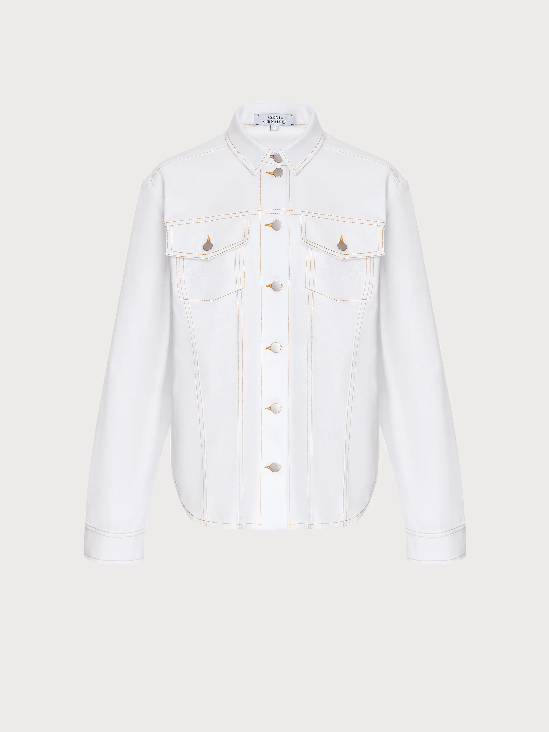 Facing Denim Shirt sold by KSENIASCHNAIDER product image thumbnail 3