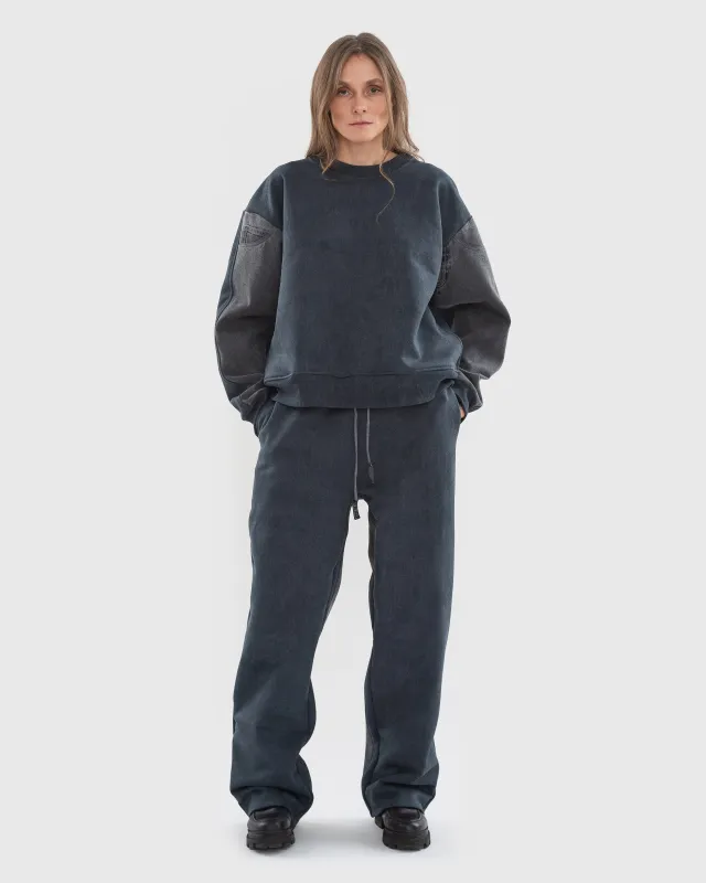 Yin Yang Denim Joggers sold by KSENIASCHNAIDER