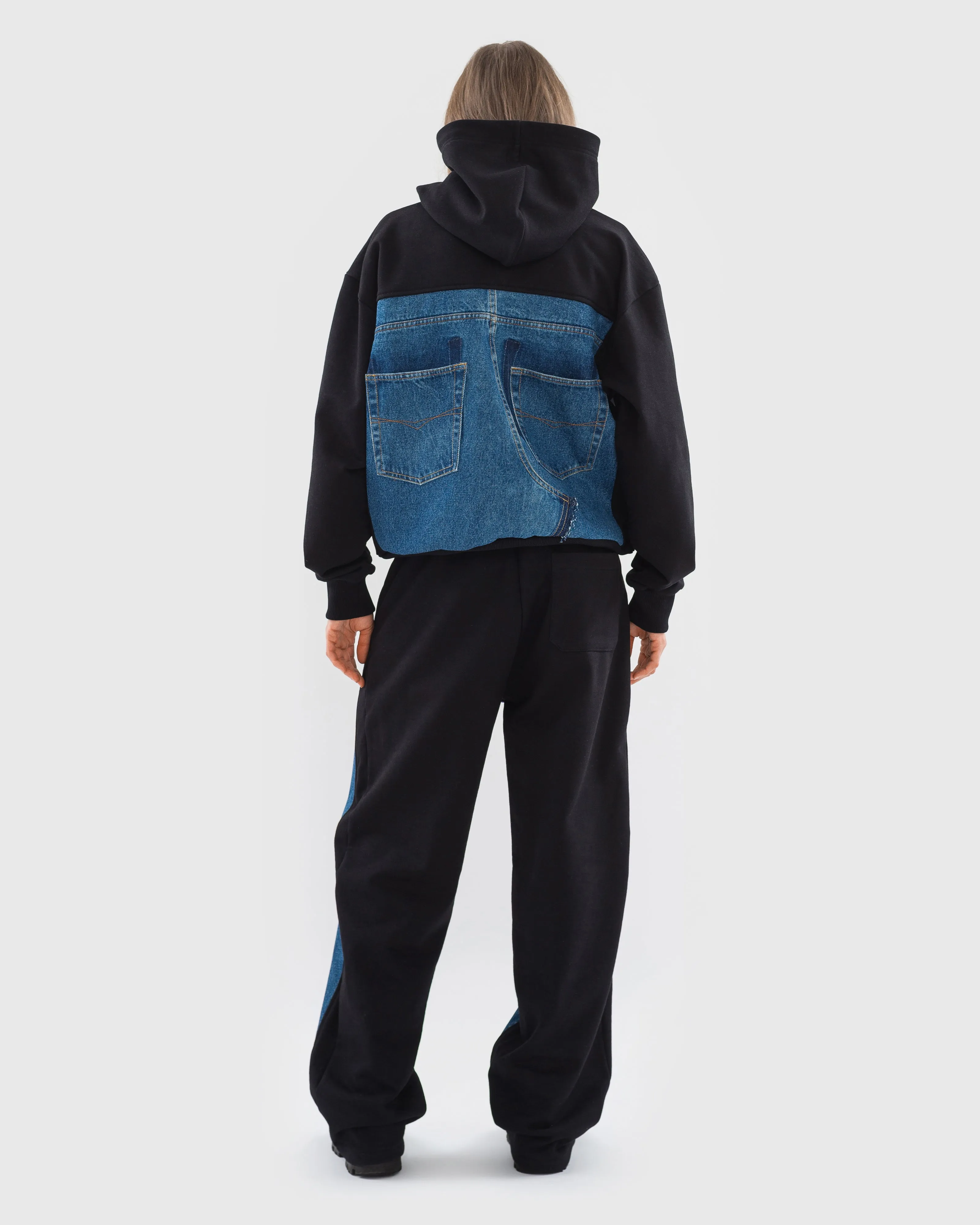 Yin Yang Denim Joggers sold by KSENIASCHNAIDER product image thumbnail 3