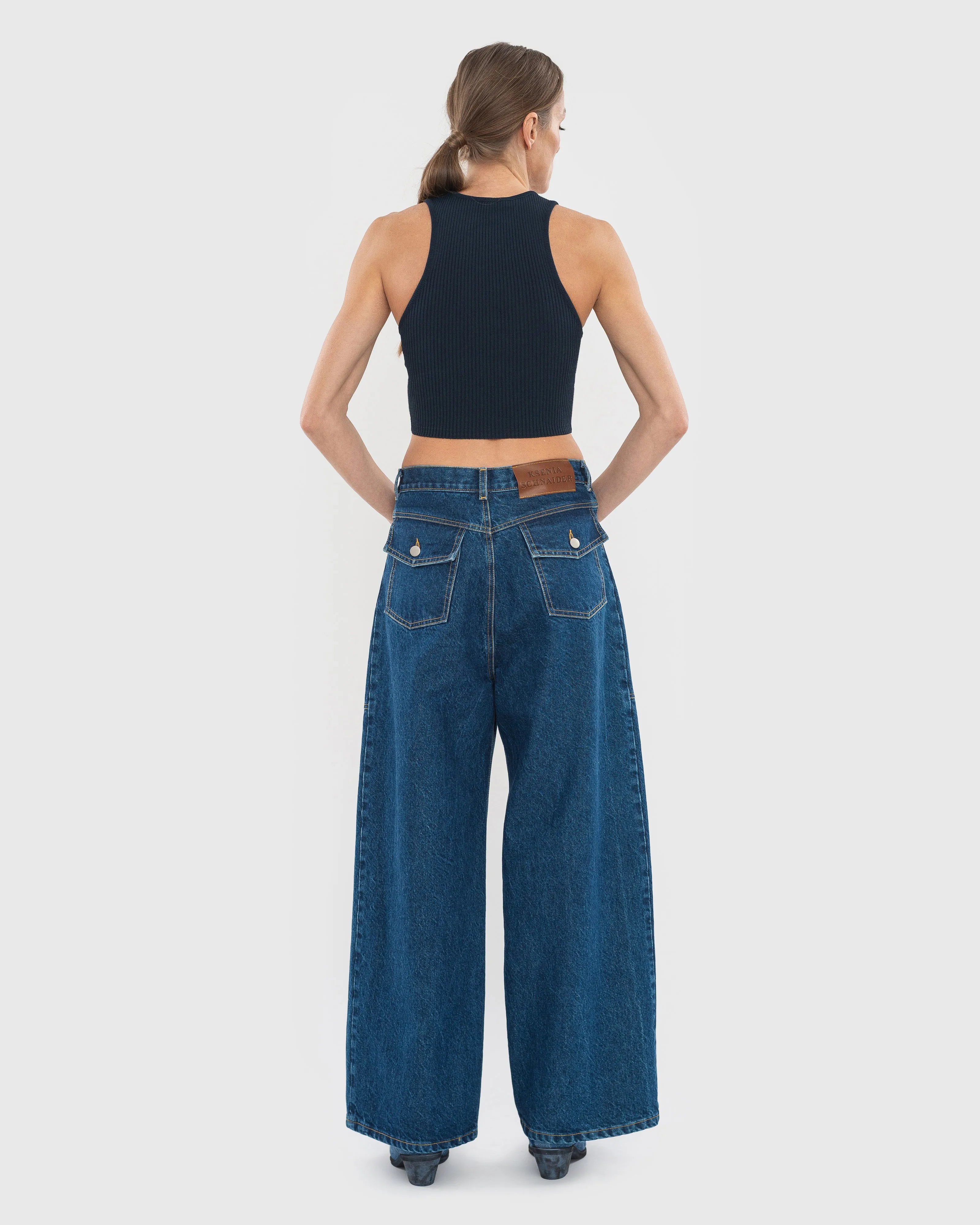 Facing Denim Jeans sold by KSENIASCHNAIDER product image thumbnail 3
