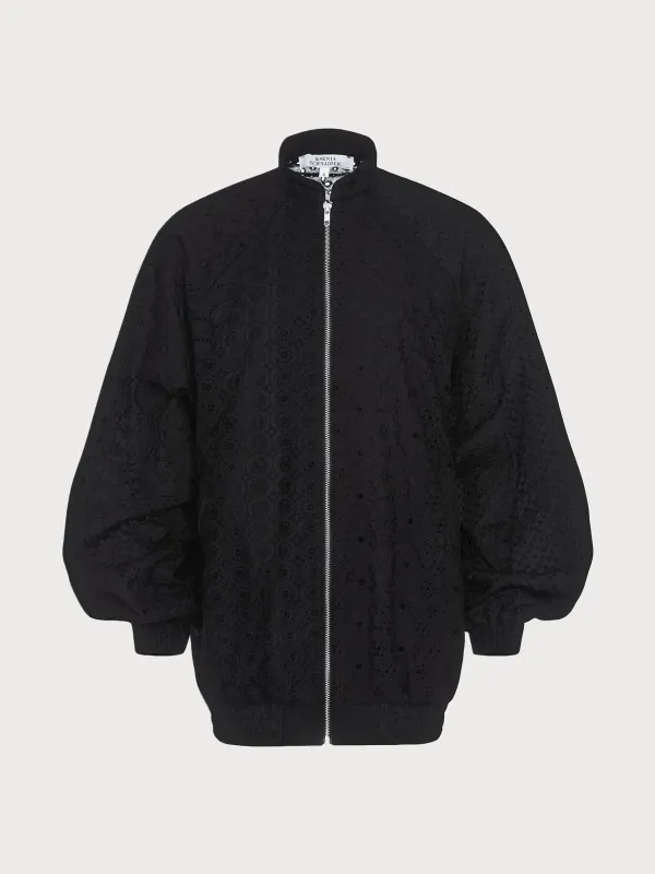 Broderie Anglaise Bomber sold by KSENIASCHNAIDER