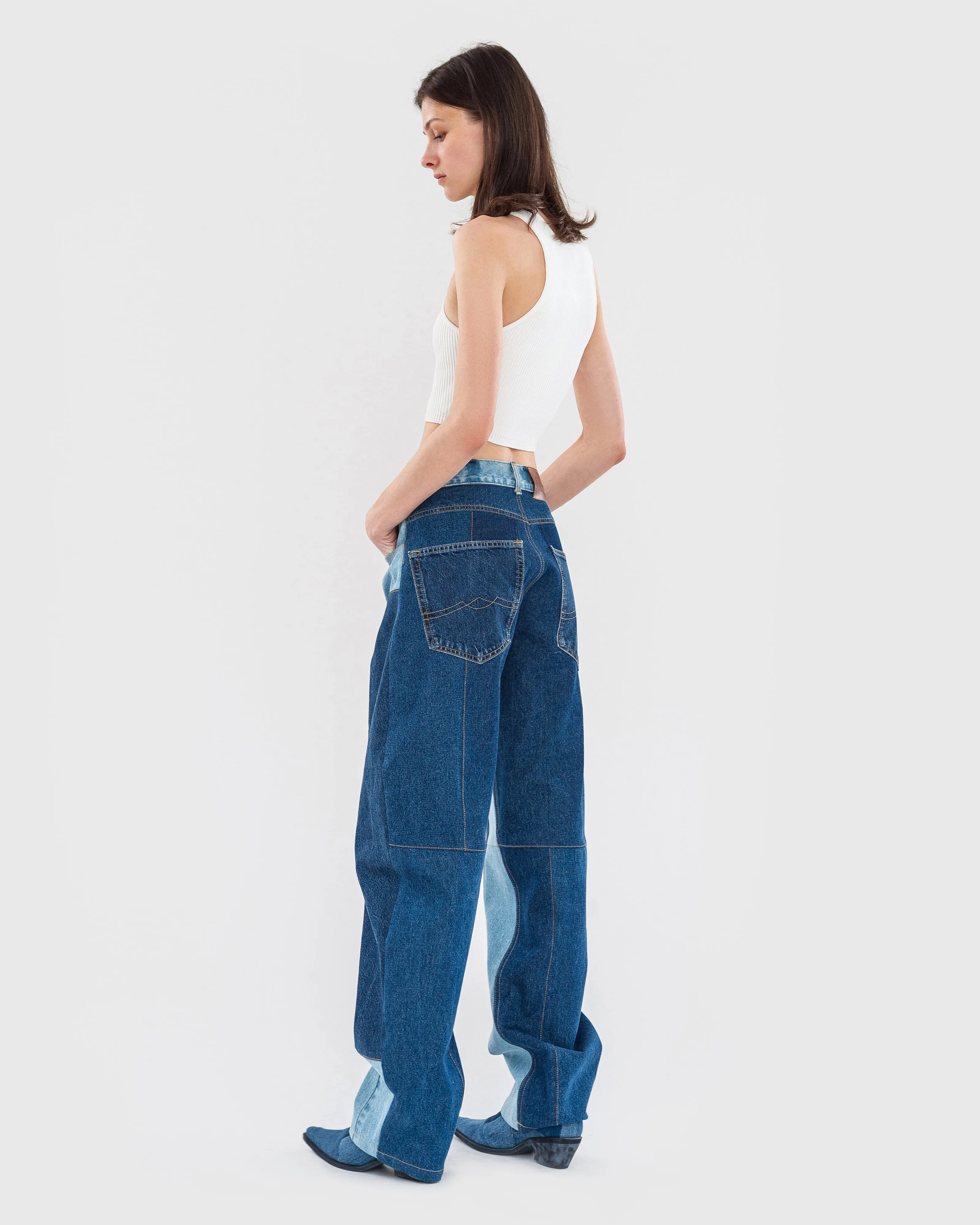 Reworked Fortune Cookie Jeans sold by KSENIASCHNAIDER product image thumbnail 4