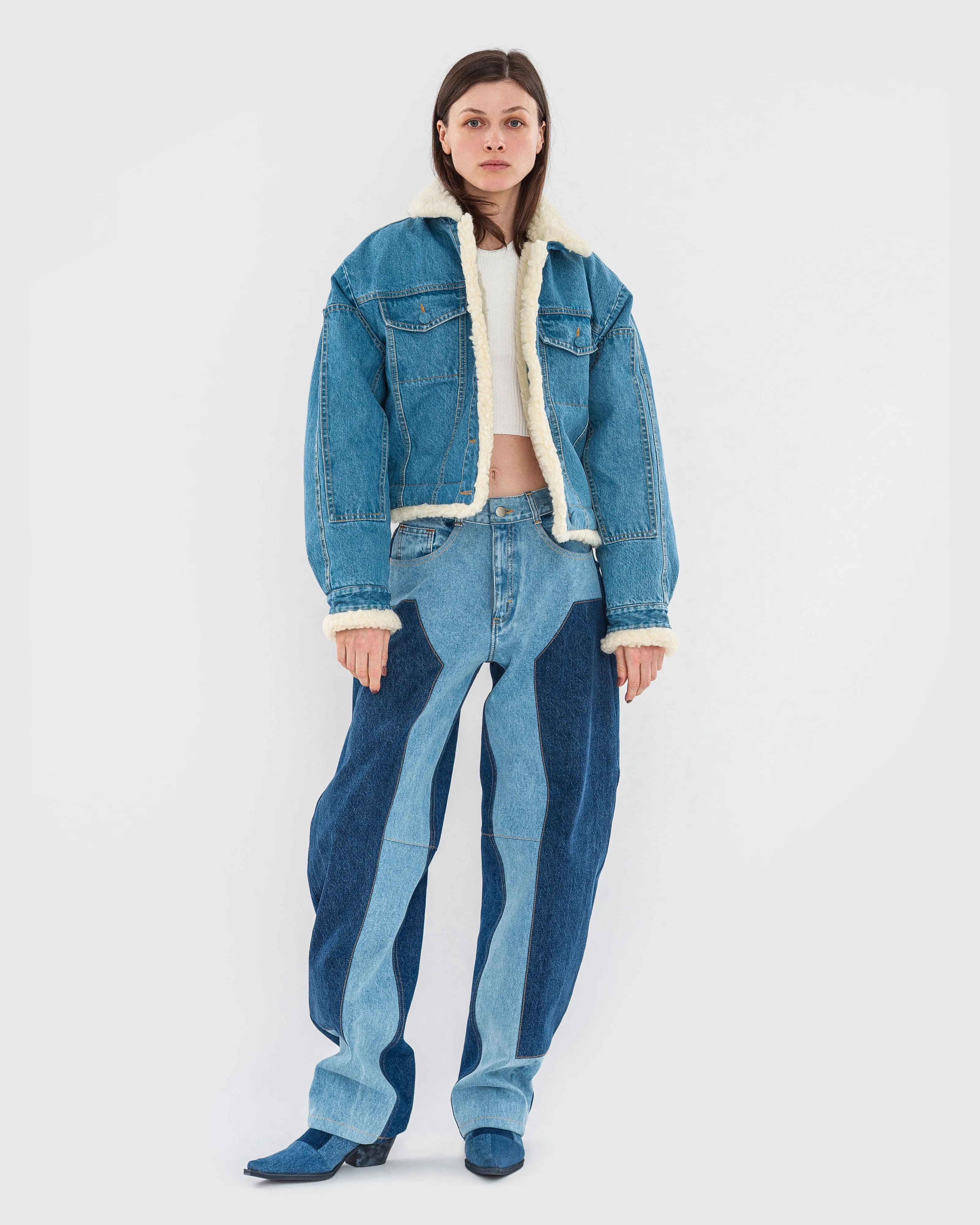 Reworked Fortune Cookie Jeans sold by KSENIASCHNAIDER