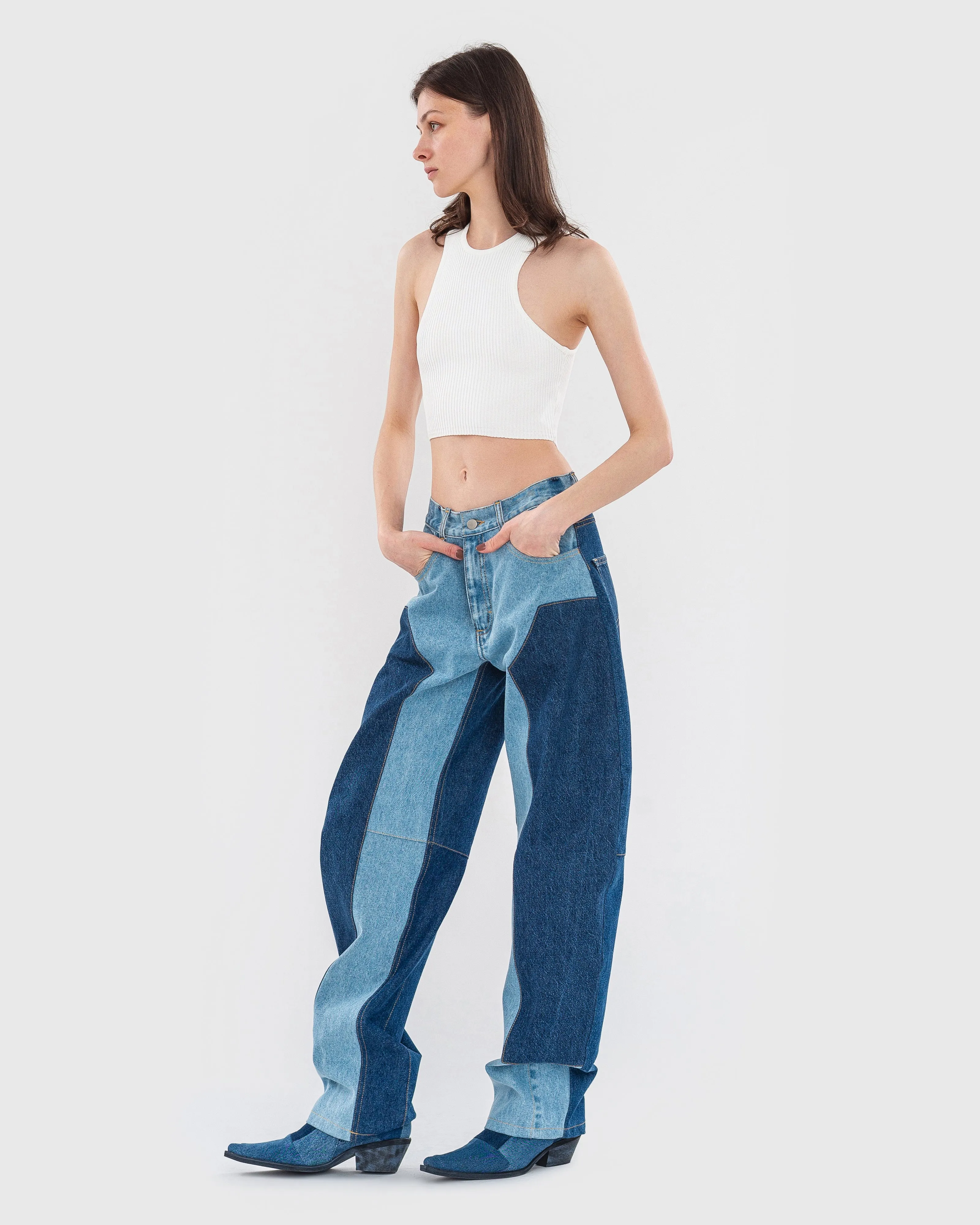 Reworked Fortune Cookie Jeans sold by KSENIASCHNAIDER product image thumbnail 3
