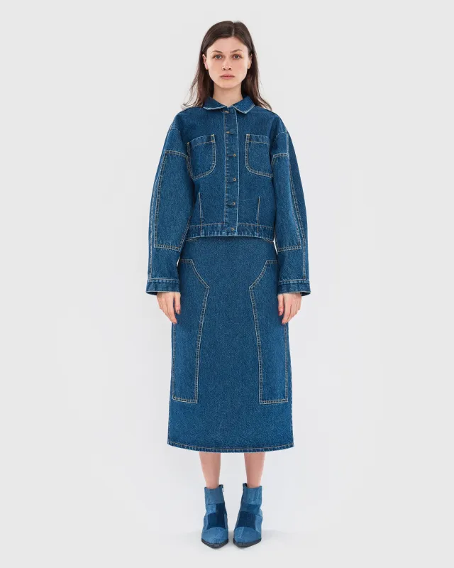 Double Face Denim Jacket sold by KSENIASCHNAIDER