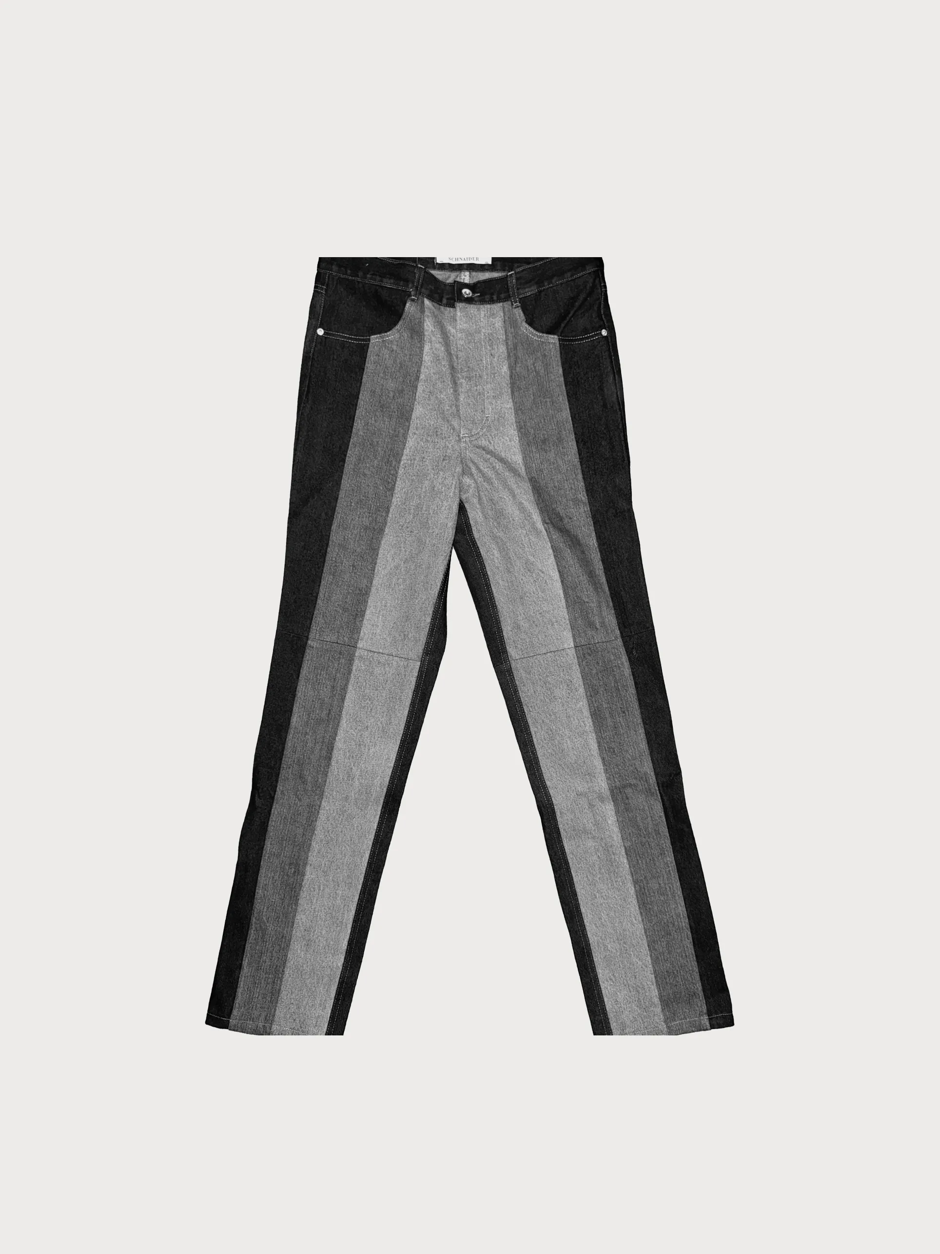 Men's Reworked Striped Jeans sold by KSENIASCHNAIDER product image thumbnail 2