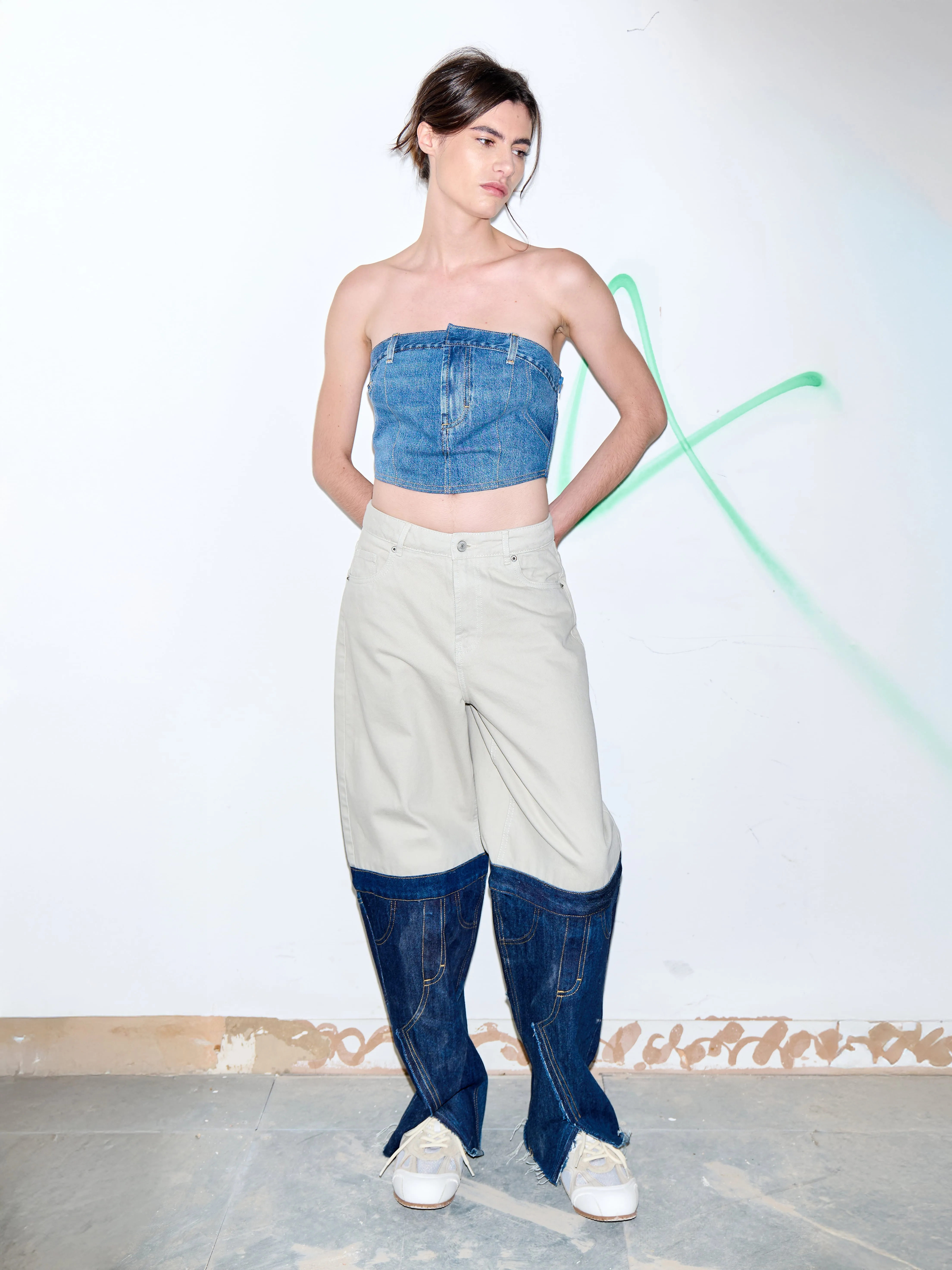 Ex-Jeans Top on Zipper sold by KSENIASCHNAIDER product image thumbnail 2