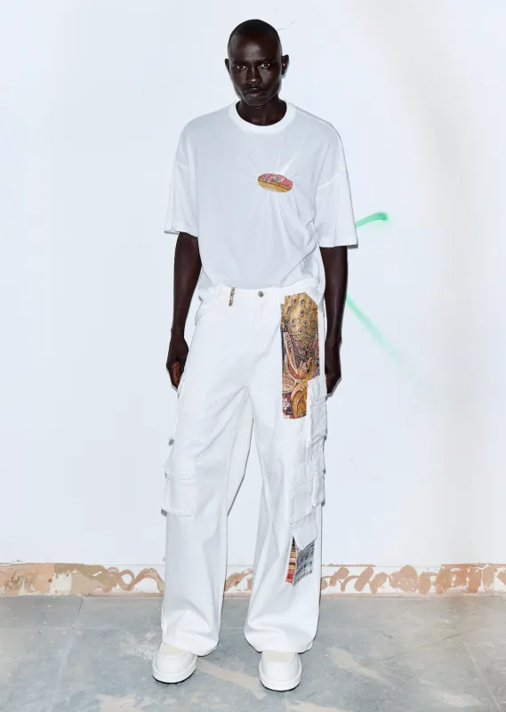 Men's Tapestry Patchwork Cargo Jeans sold by KSENIASCHNAIDER