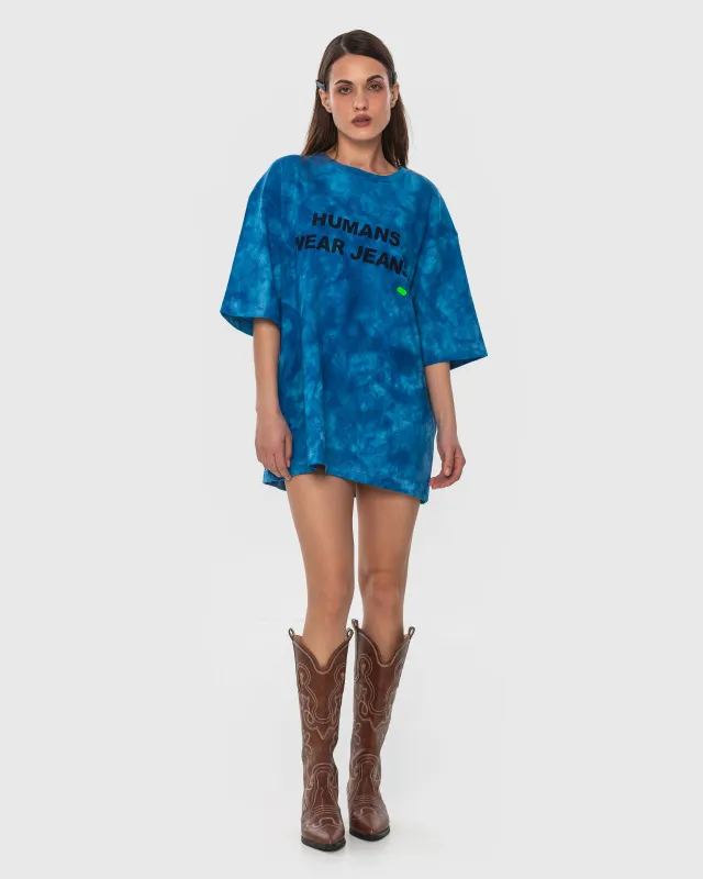 Tie Dye T-Shirt Humans Wear Jeans made by KSENIASCHNAIDER
