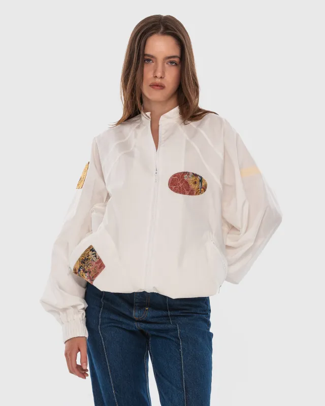 Brandless Tapestry-Patch Cotton Bomber made by KSENIASCHNAIDER
