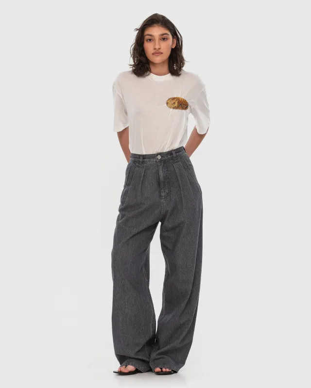 Hemp Wide Leg Jeans made by KSENIASCHNAIDER