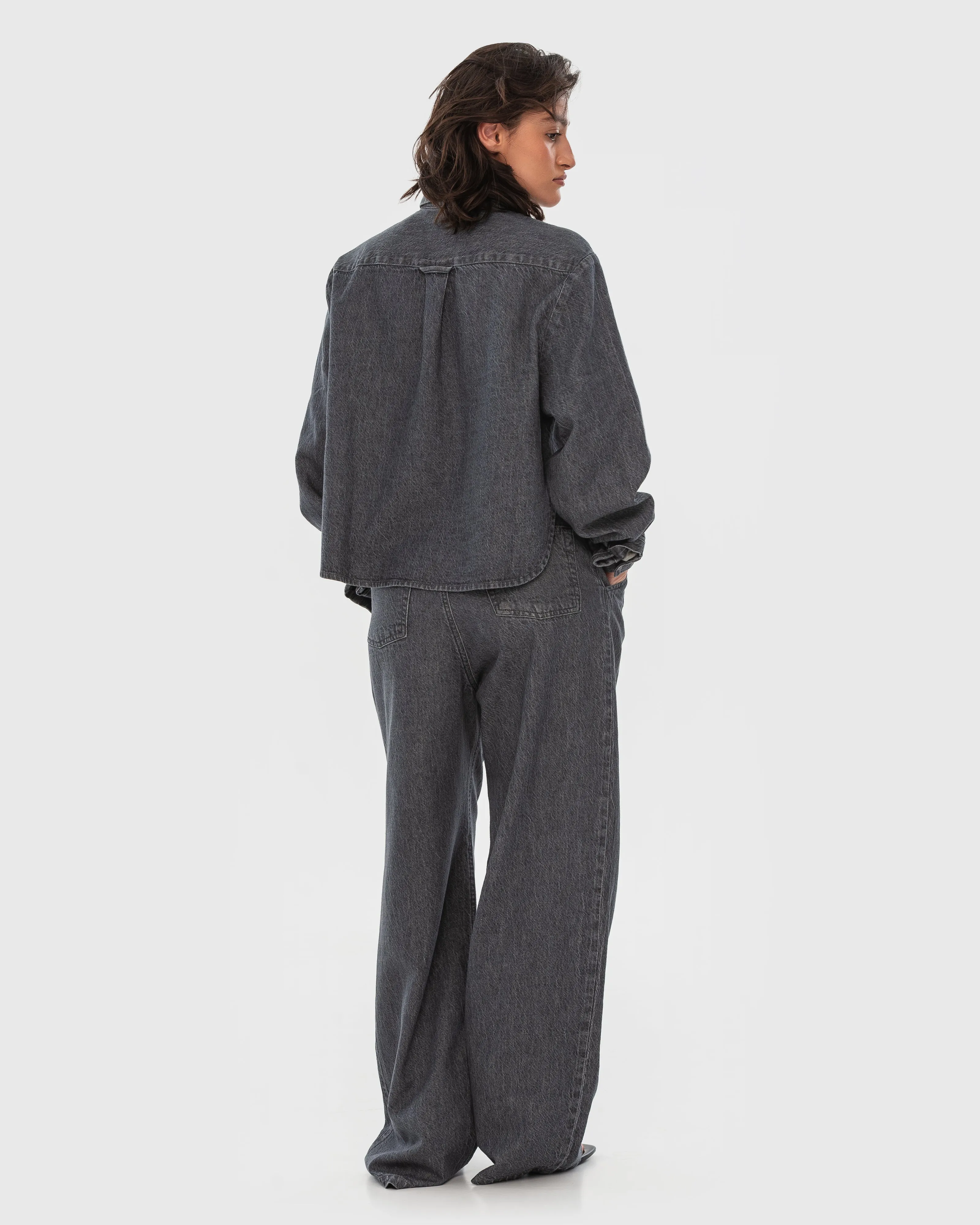 Hemp Wide Leg Jeans sold by KSENIASCHNAIDER product image thumbnail 3