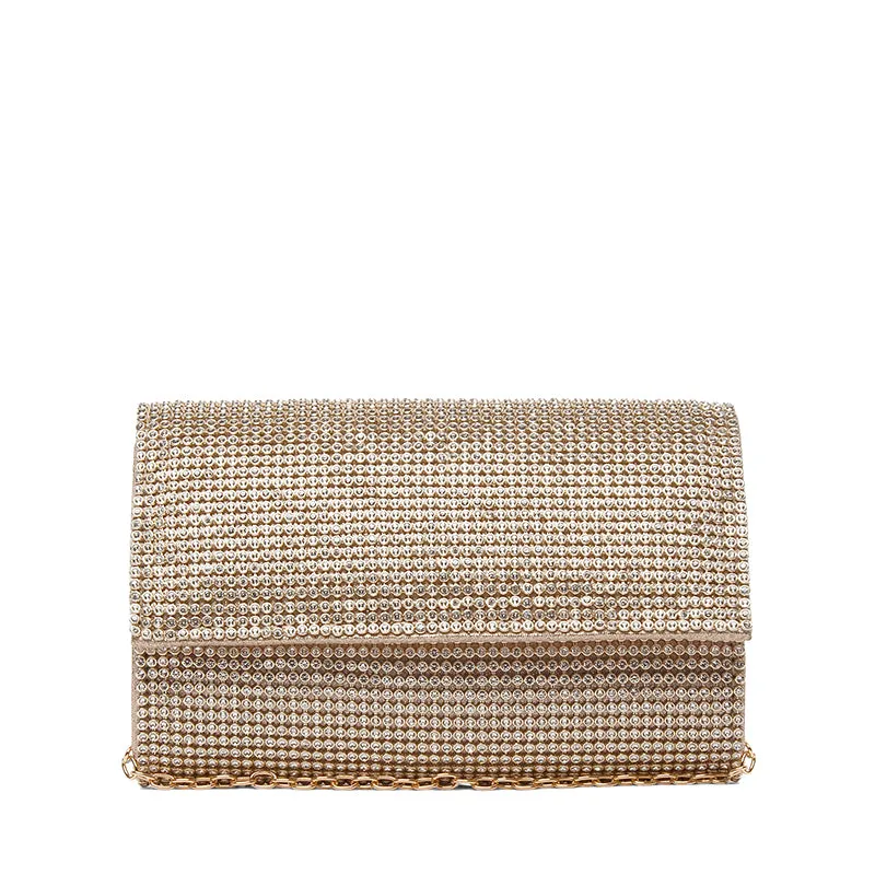 K&K RHINESTONE CLUTCH sold by Rubino Shoes
