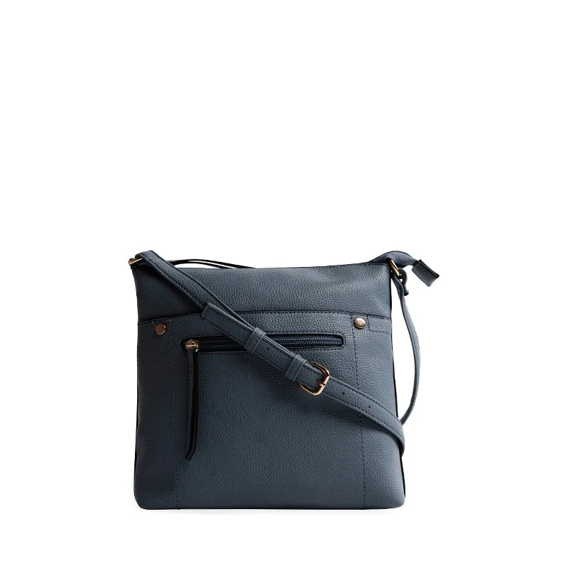 FRONT ZIP CROSSBODY made by Kelly & Katie