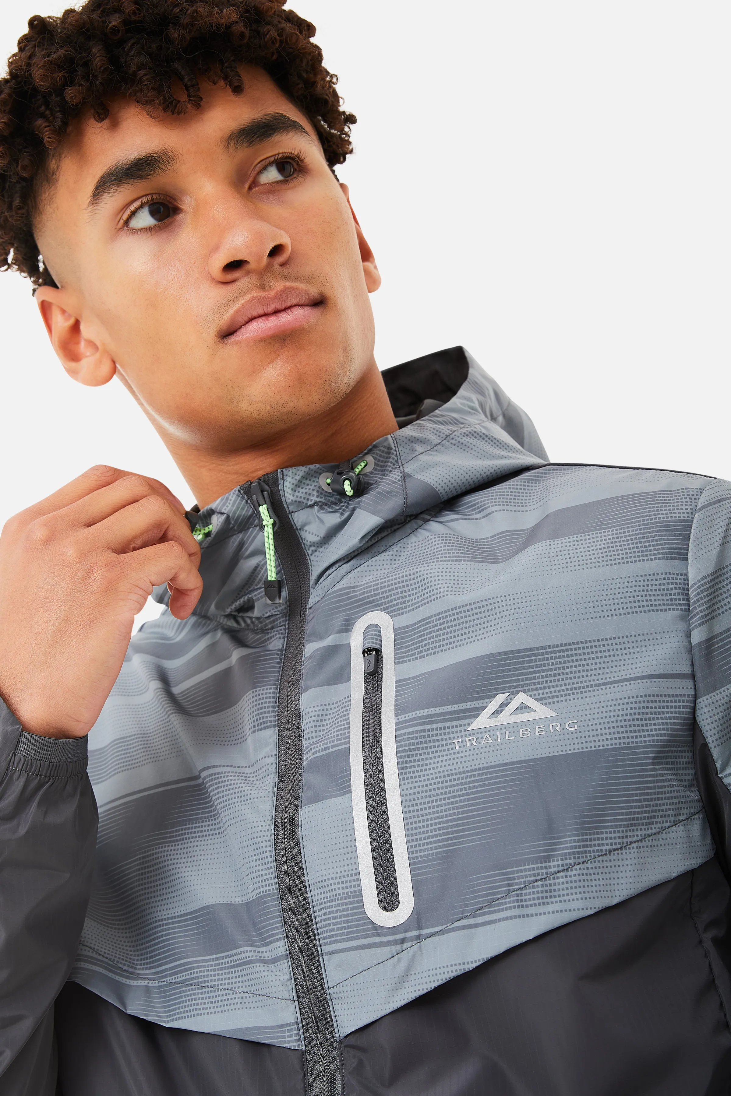 Dimension Windbreaker - Light Grey/Grey sold by Trailberg product image thumbnail 5