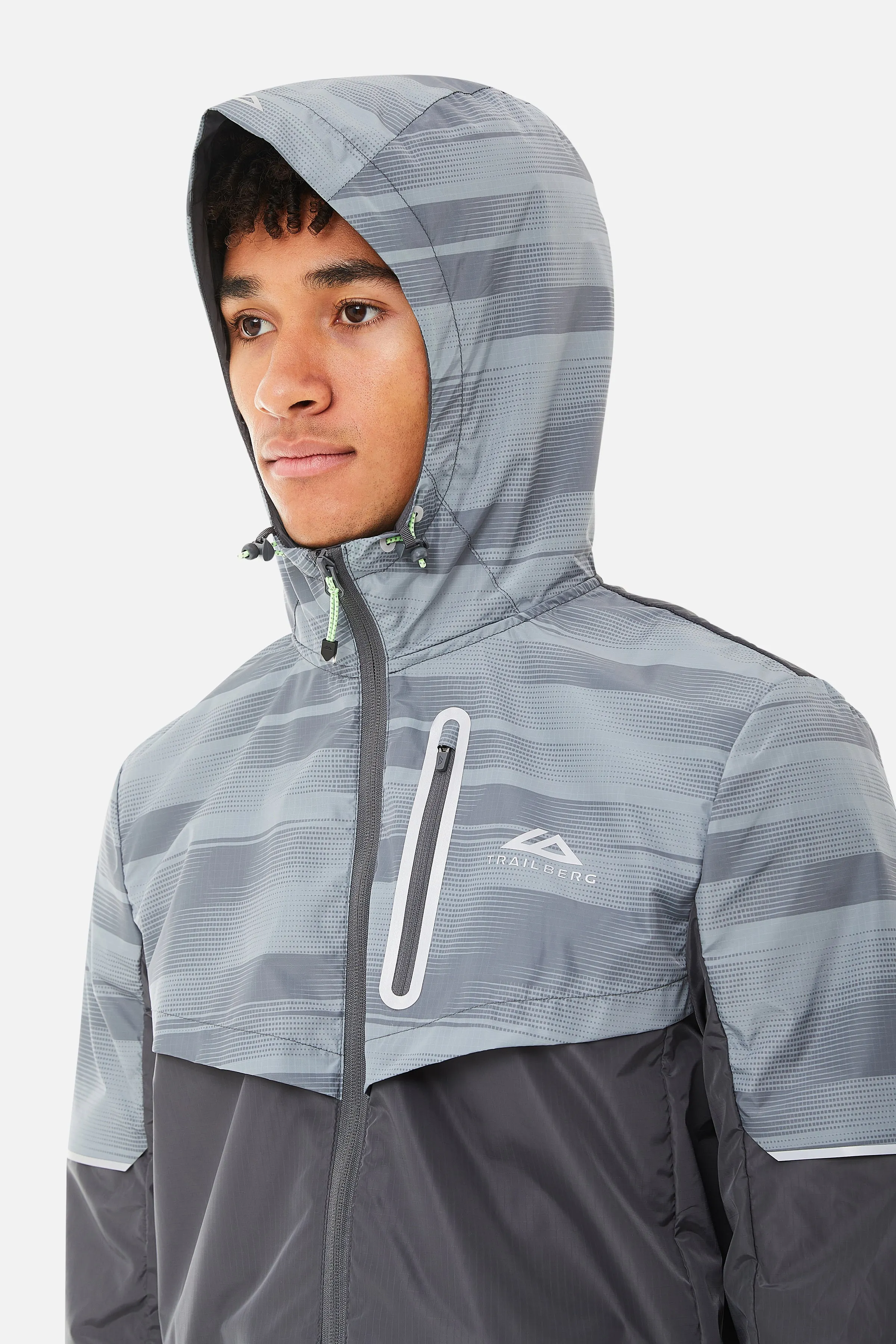 Dimension Windbreaker - Light Grey/Grey sold by Trailberg product image thumbnail 4