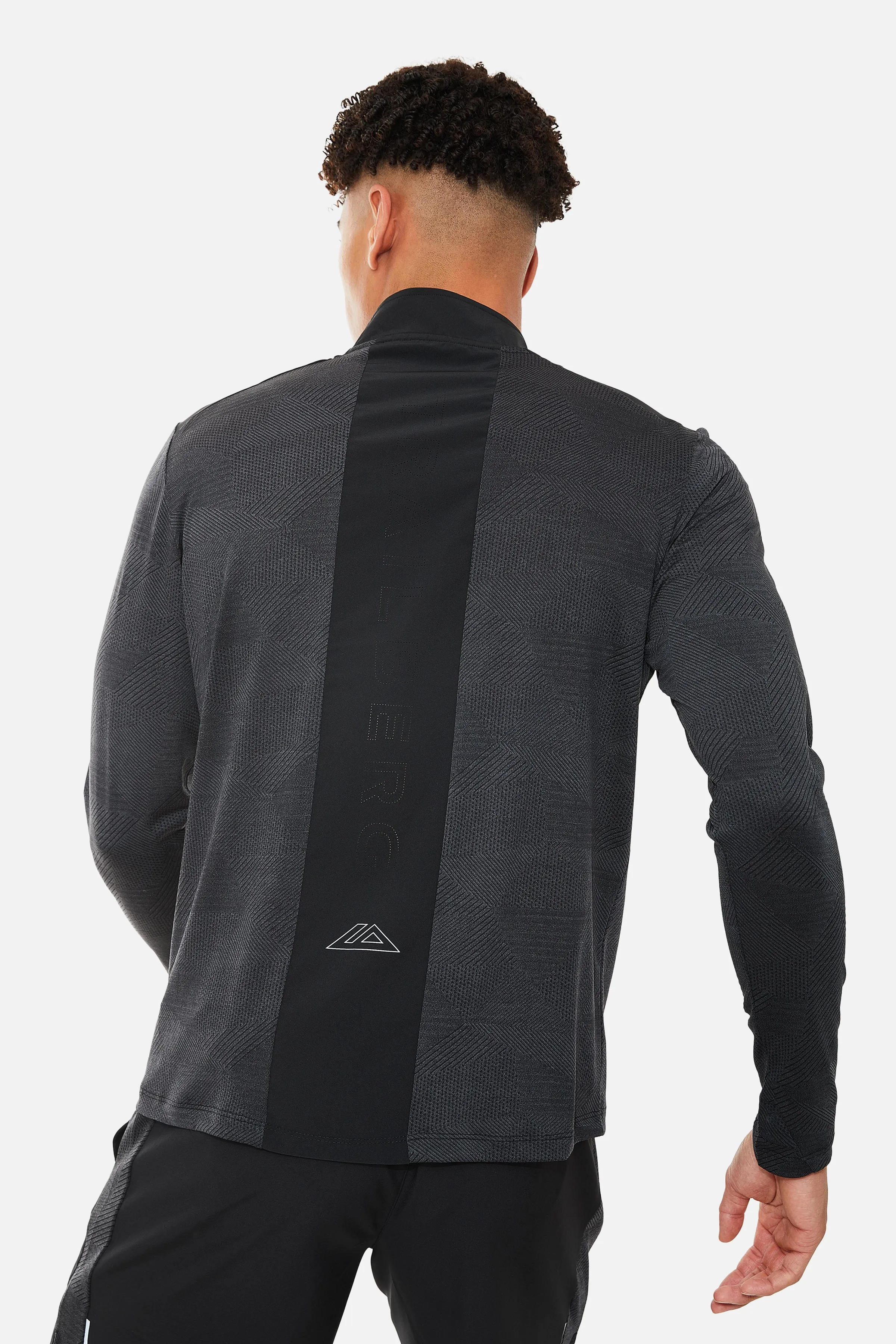Dimension Quarter Zip - Black/Grey sold by Trailberg product image thumbnail 2