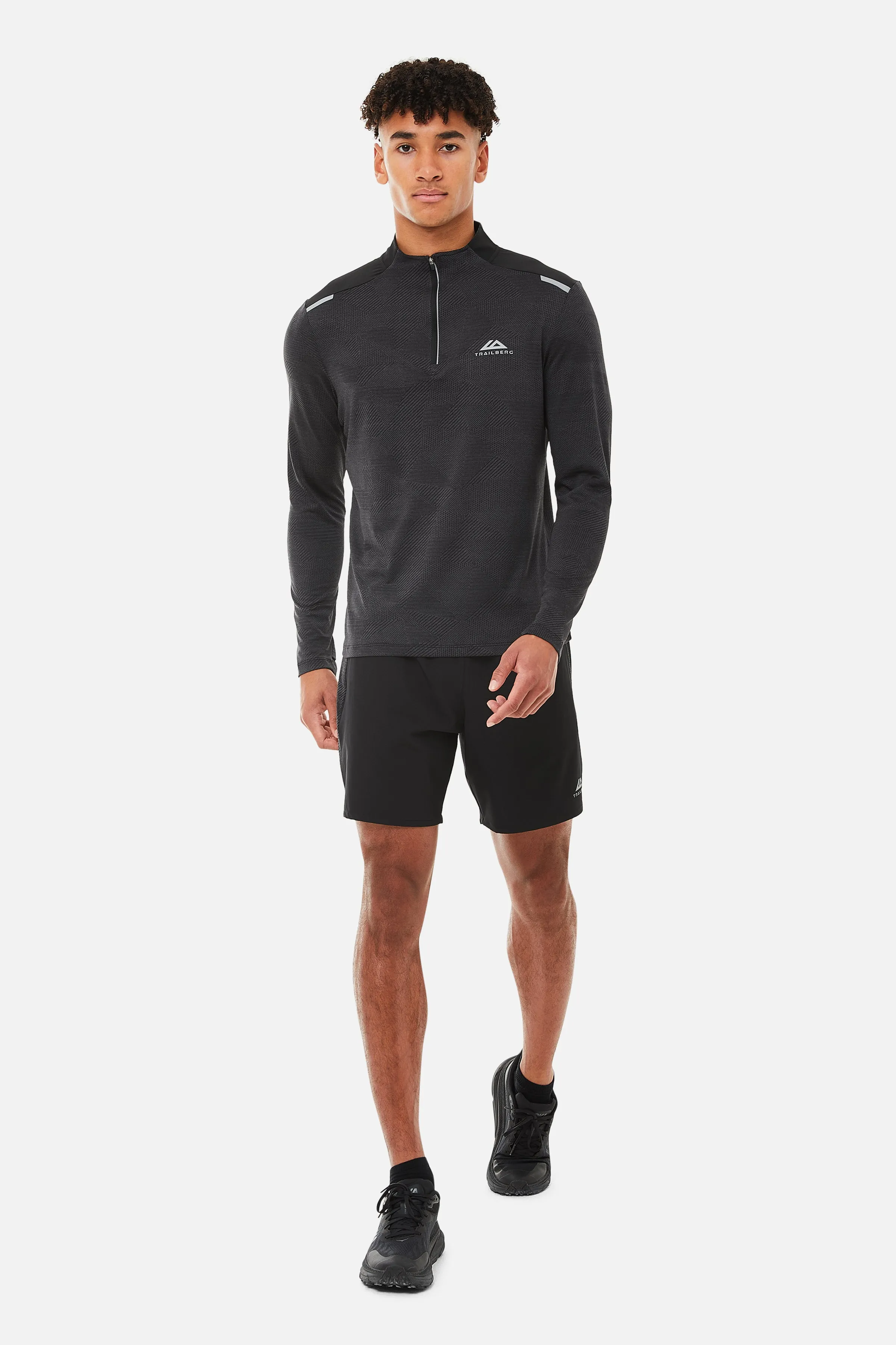 Dimension Quarter Zip - Black/Grey sold by Trailberg product image thumbnail 3