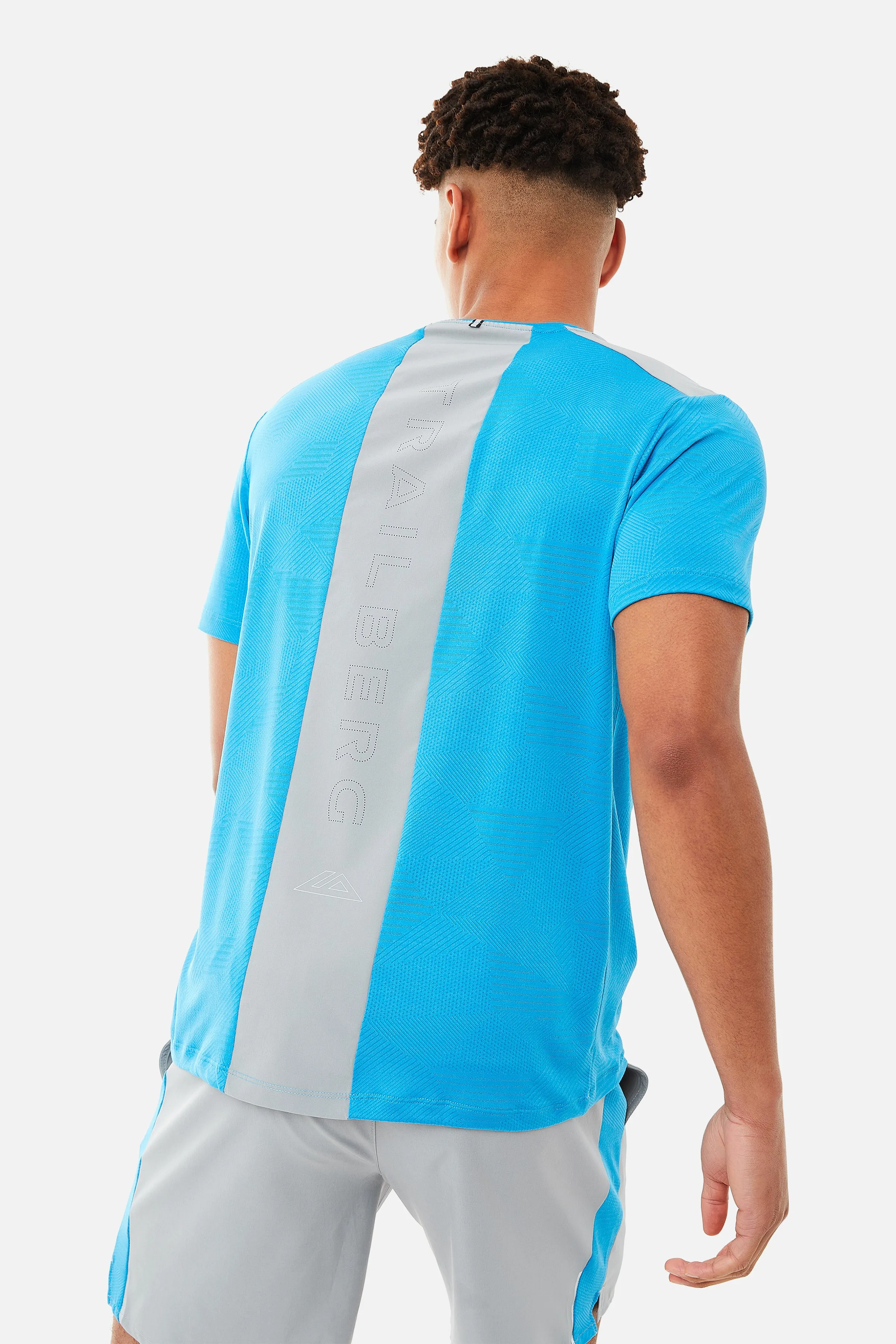 Dimension Tee - Atomic Blue/Grey sold by Trailberg product image thumbnail 2