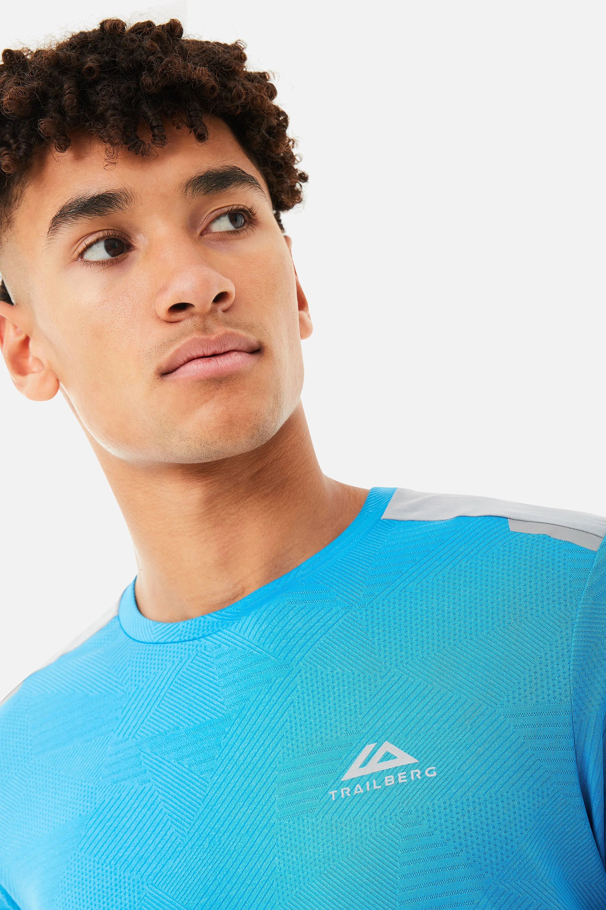 Dimension Tee - Atomic Blue/Grey sold by Trailberg product image thumbnail 4