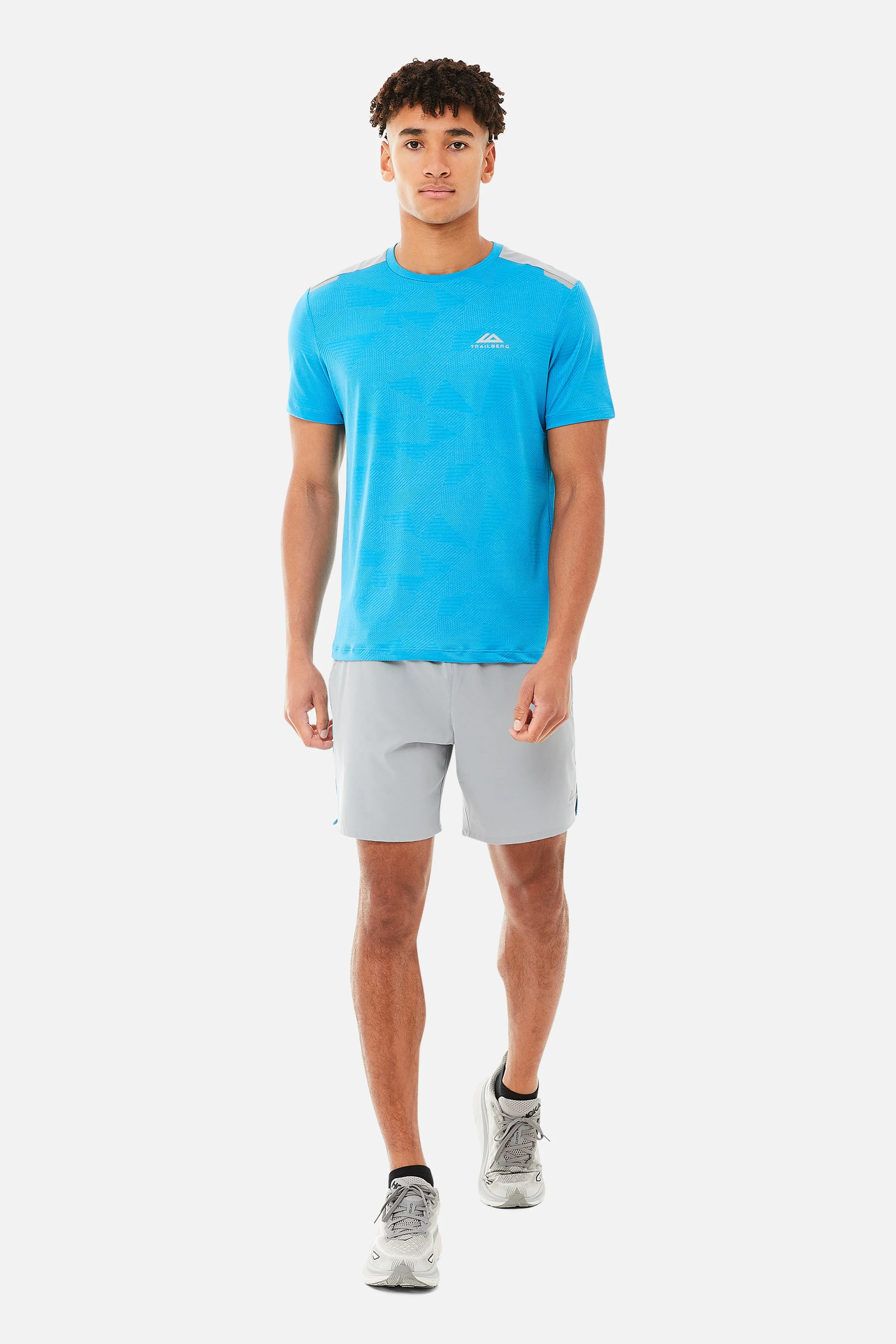 Dimension Tee - Atomic Blue/Grey sold by Trailberg product image thumbnail 3