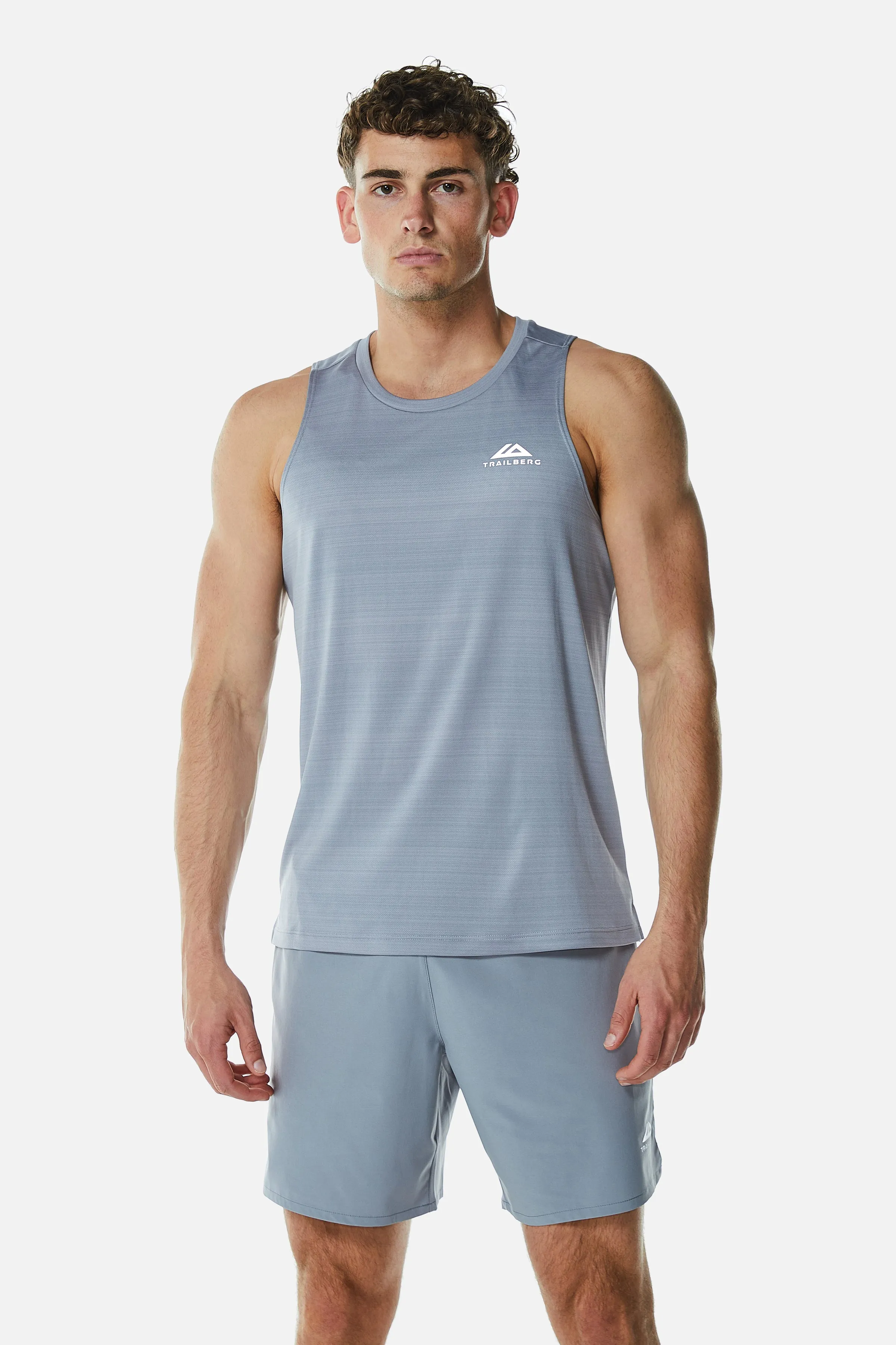 SS25 Cloud Slate Vest Twinset - Frosted Fog sold by Trailberg product image thumbnail 5