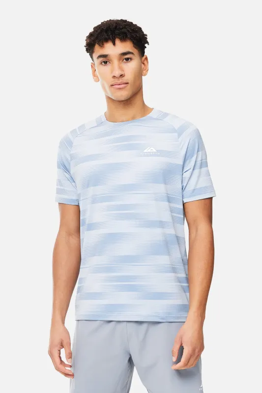 Dimension 2.0 Tee - Cloud Haze/Frost Blue sold by Trailberg