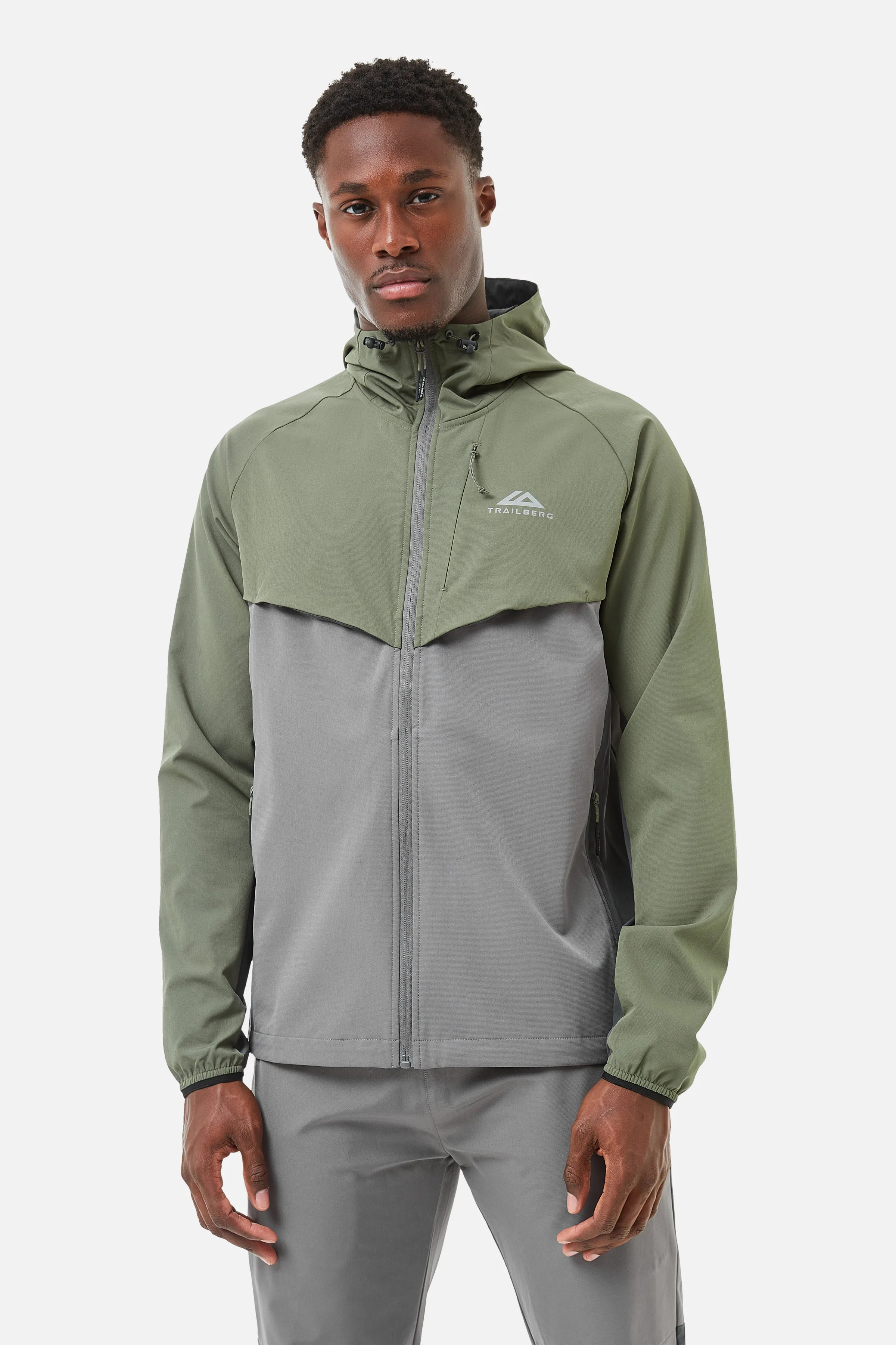 Tricolour Hood - Khaki/Grey sold by Trailberg