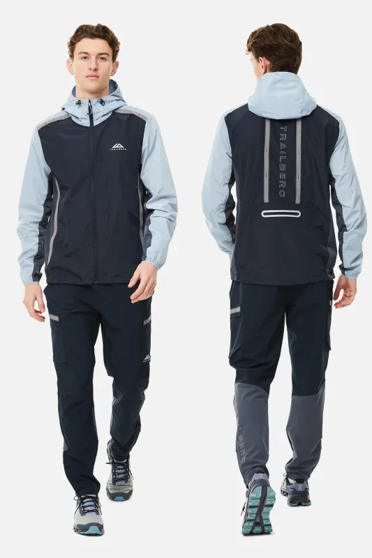 SS25 Triathlon Tracksuit - Navy/Grey/Blue sold by Trailberg