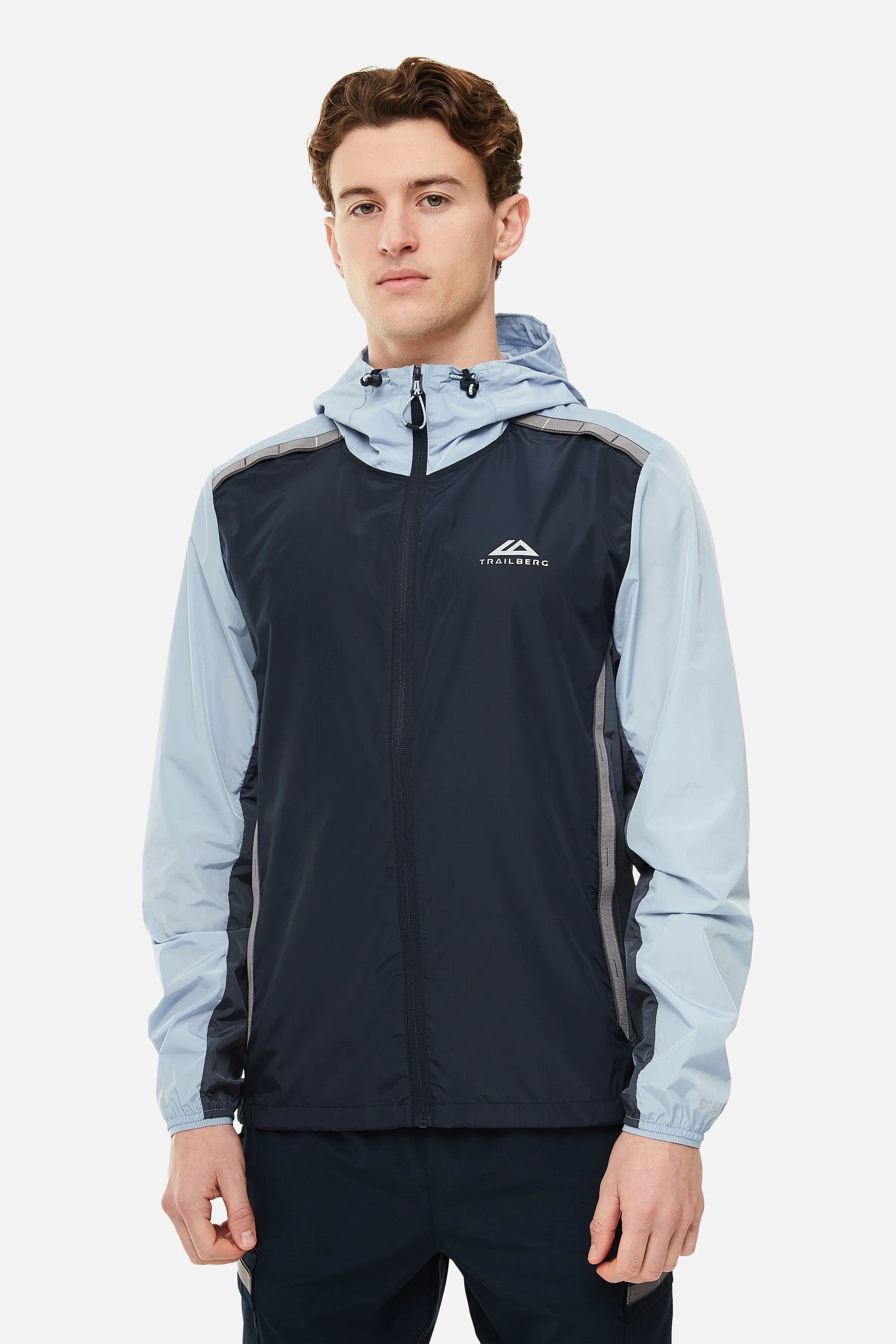 SS25 Triathlon Tracksuit - Navy/Grey/Blue sold by Trailberg product image thumbnail 4