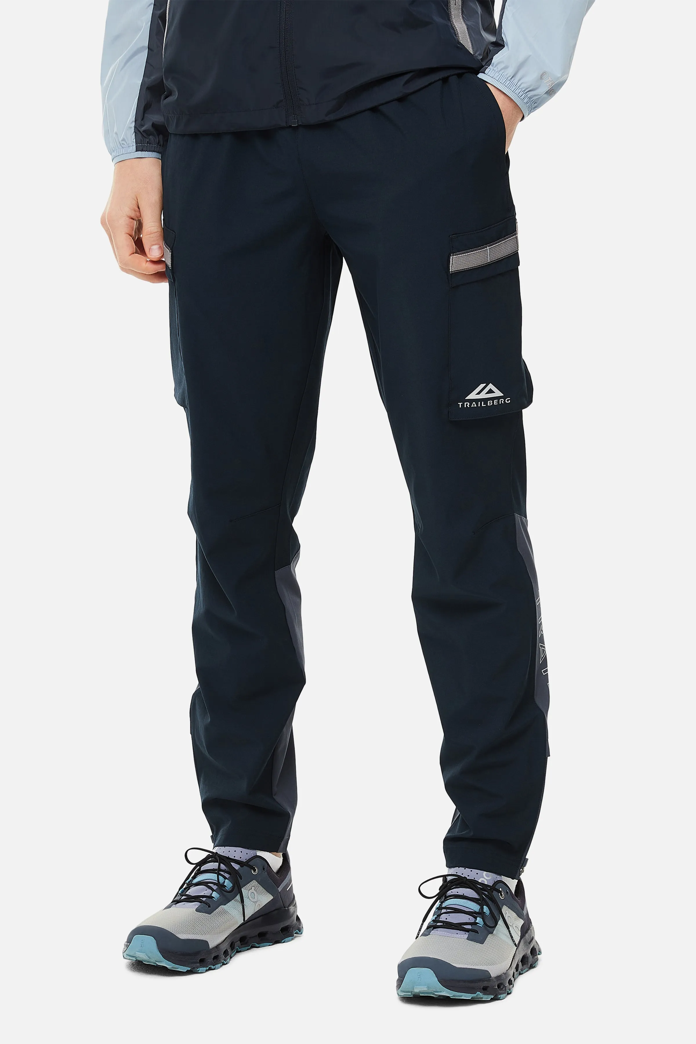 SS25 Triathlon Tracksuit - Navy/Grey/Blue sold by Trailberg product image thumbnail 5