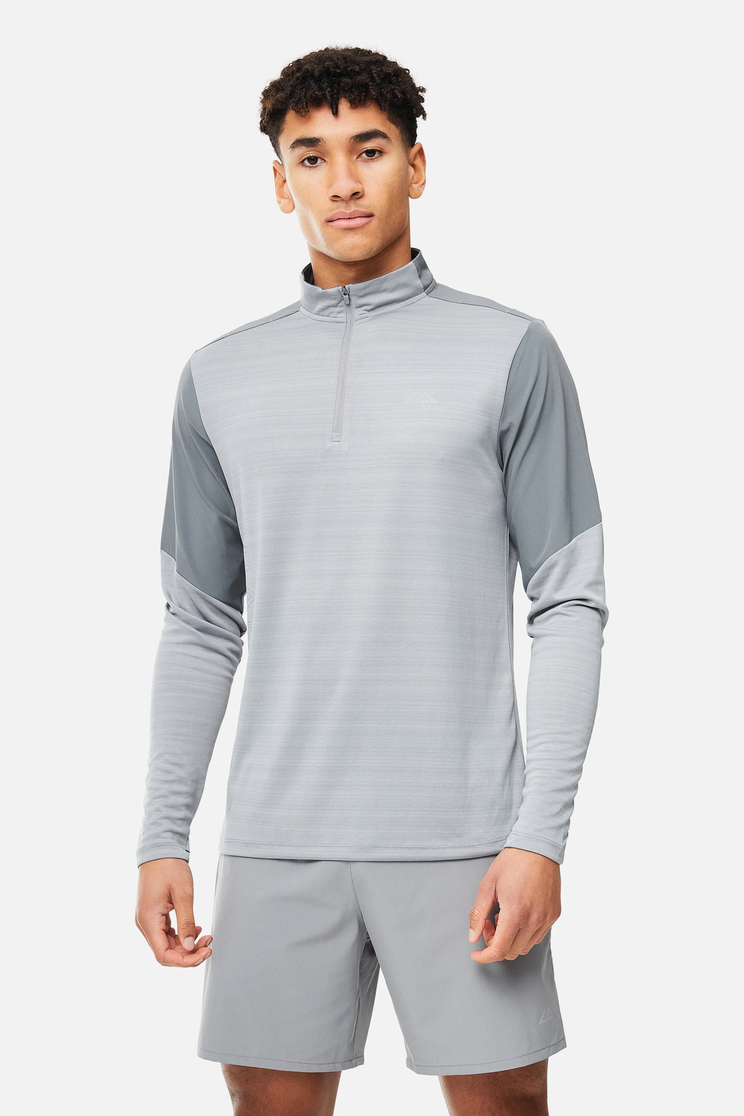 SS25 Triathlon 1/4 Zip - Iron Grey sold by Trailberg