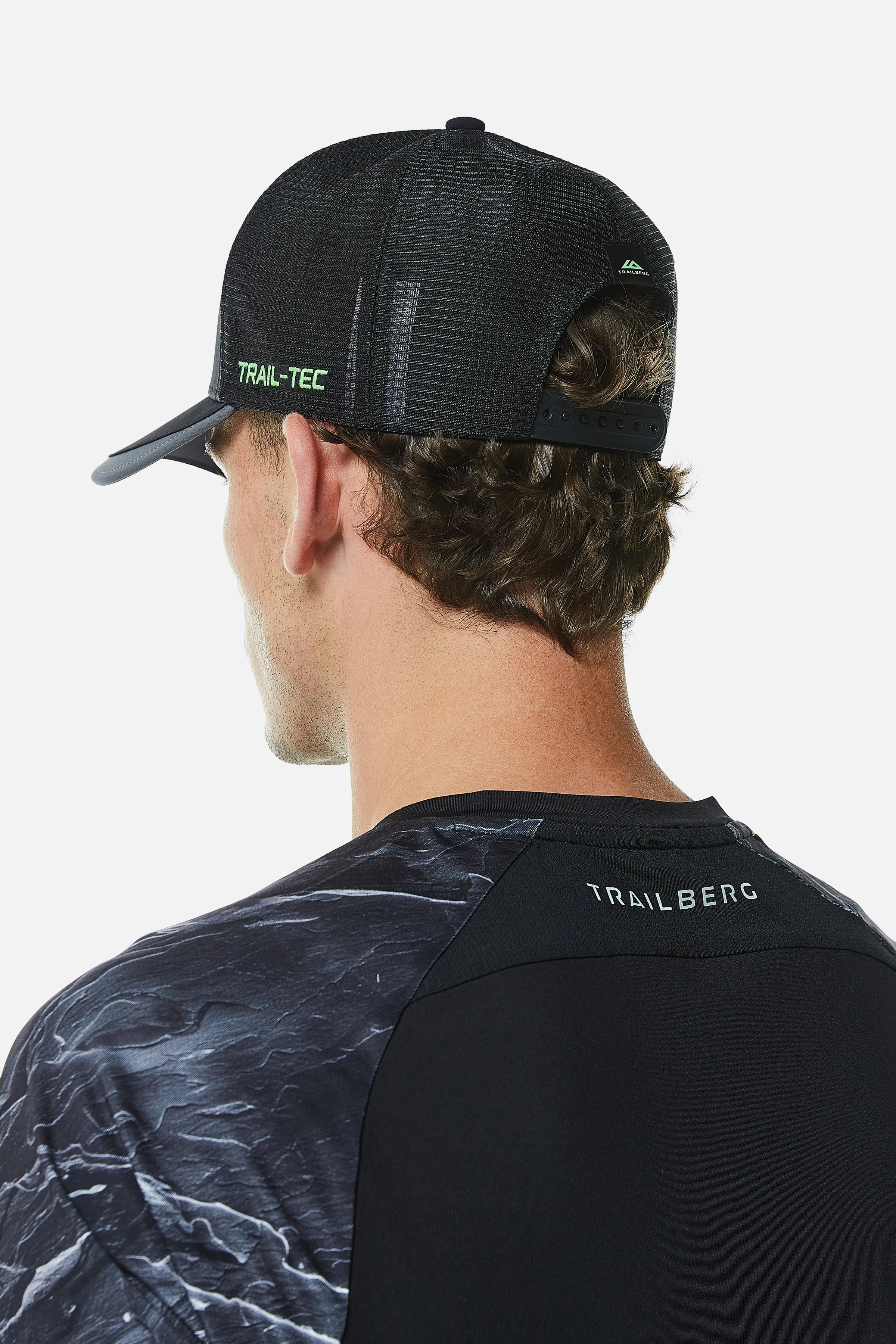 Vertex Obsidian Trucker Cap - Black/Neon Lime sold by Trailberg product image thumbnail 3