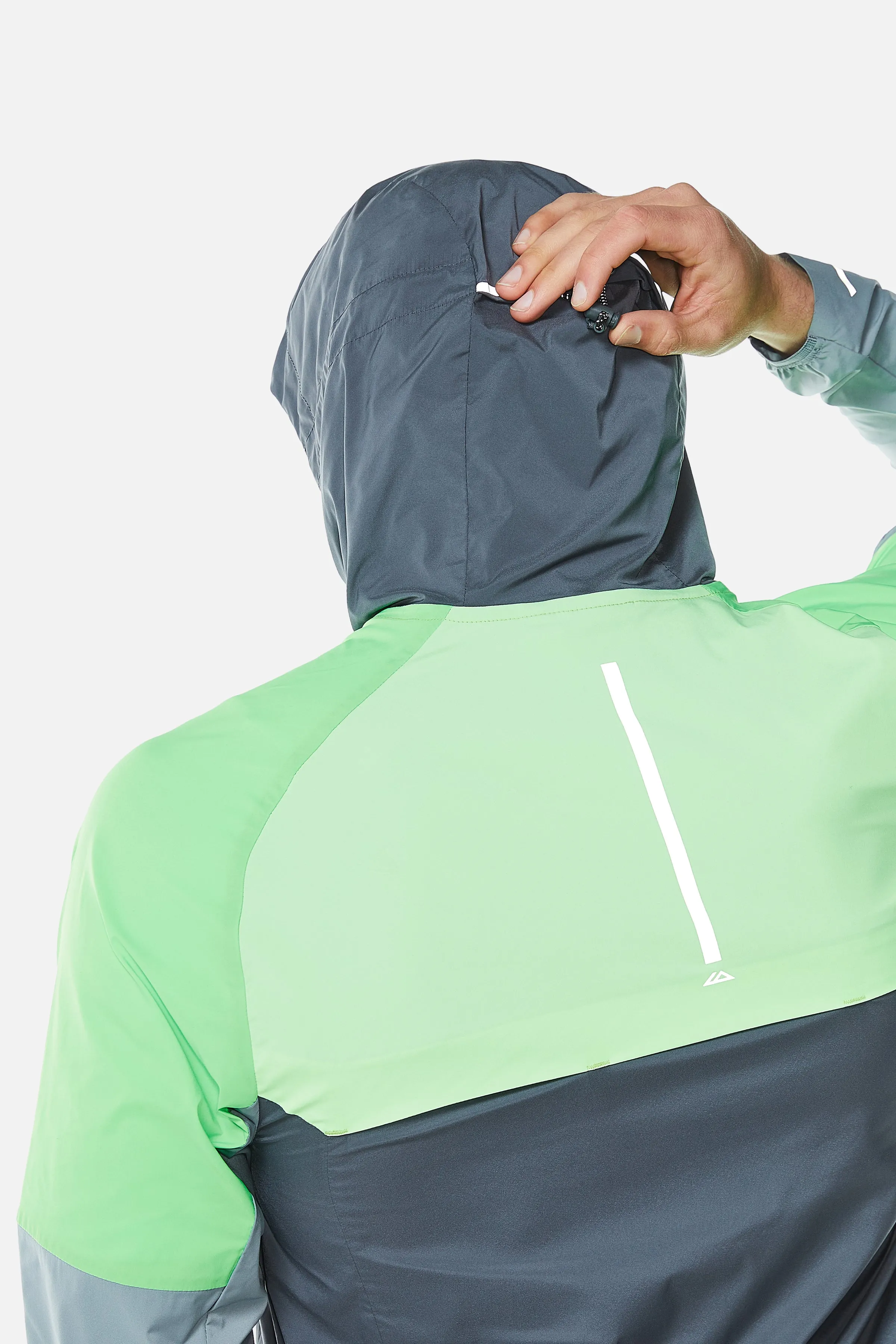 Surge Windbreaker - Iron Grey/Neon Lime/Vivid Green/Moon Grey sold by Trailberg product image thumbnail 5