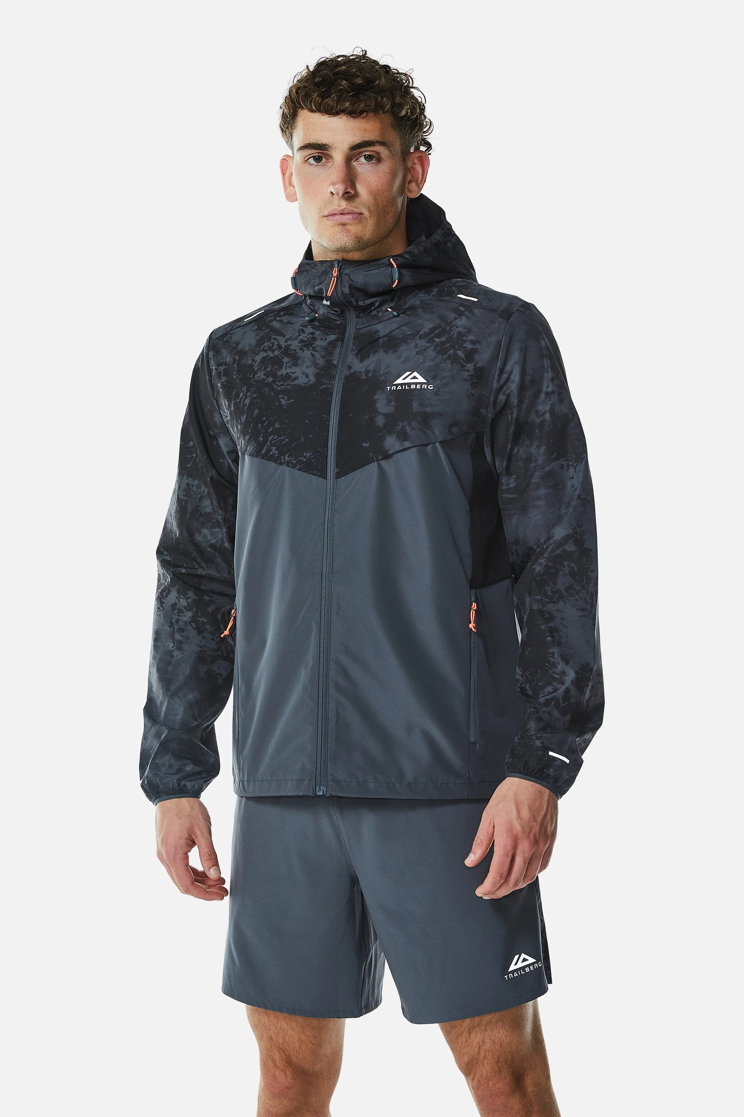 Tie Dye Windbreaker - Iron Grey/Black sold by Trailberg product image thumbnail 5