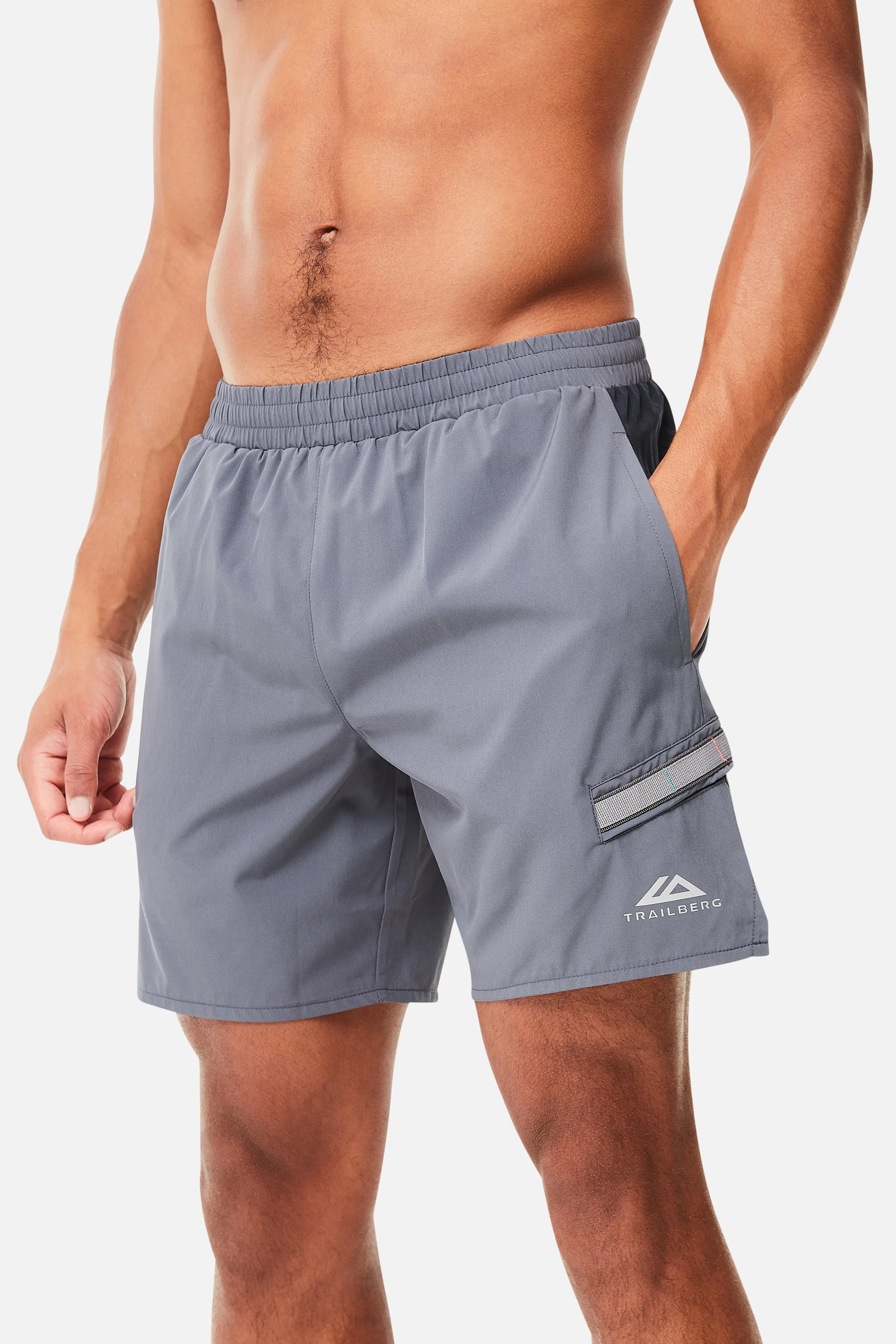 Triathlon 3.0 Short - Mid Grey/Midnight Blue sold by Trailberg product image thumbnail 4