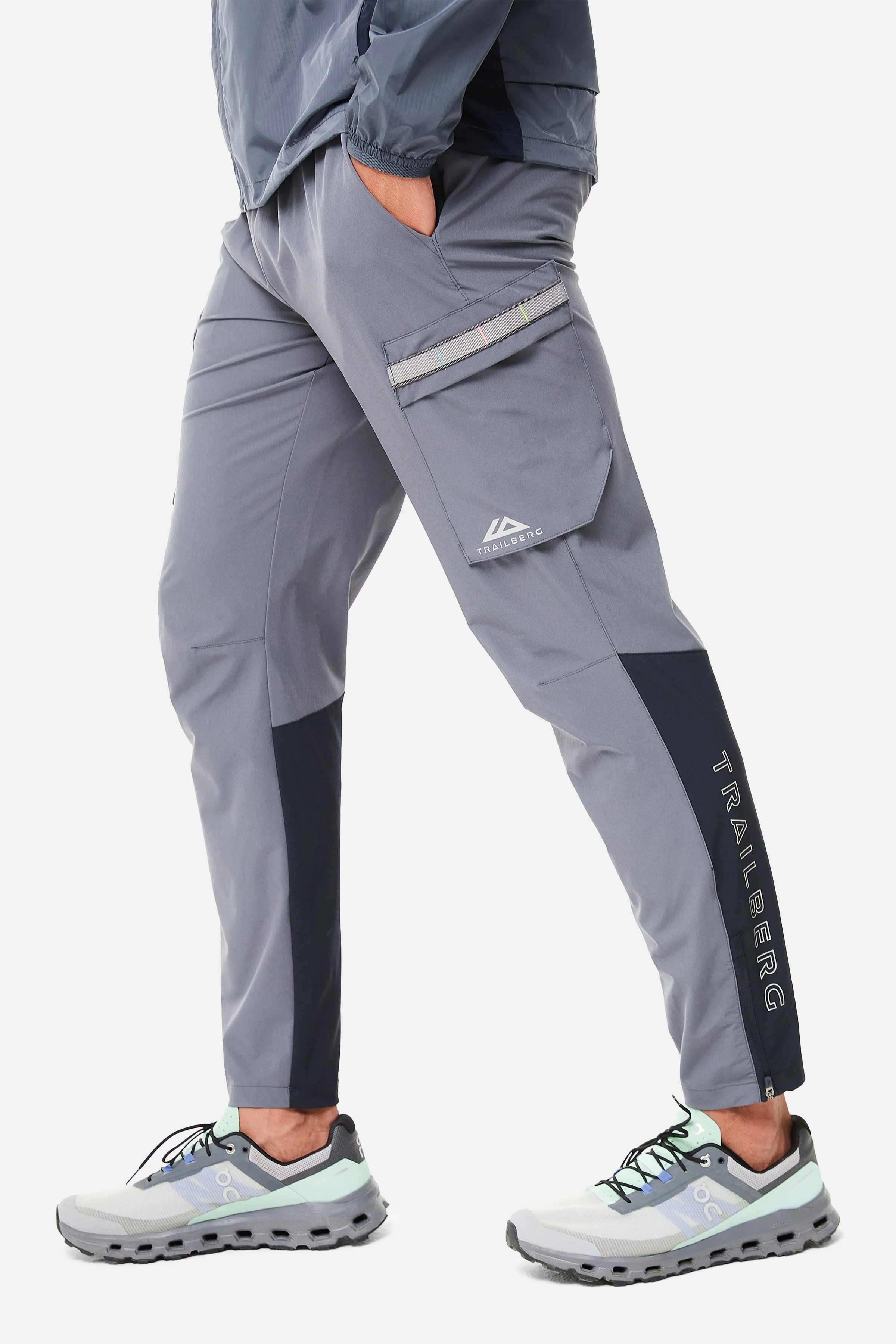 Triathlon 3.0 Pant - Mid Grey/Midnight Blue sold by Trailberg product image thumbnail 3