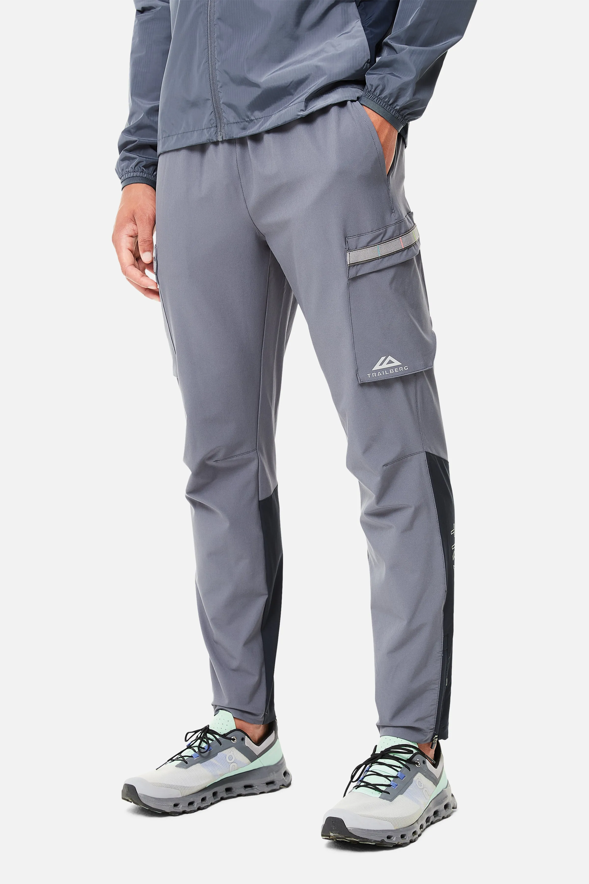 Triathlon 3.0 Pant - Mid Grey/Midnight Blue sold by Trailberg
