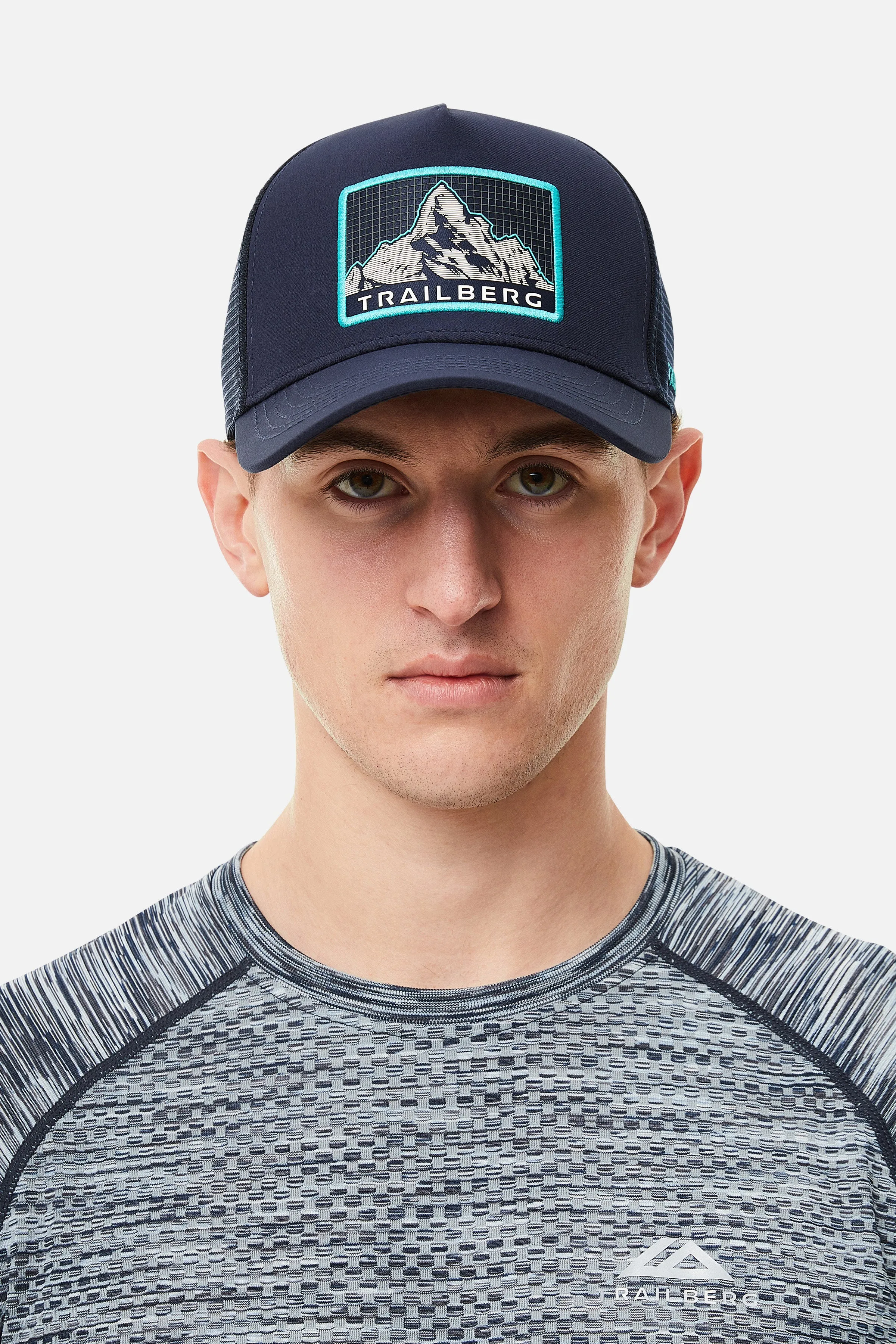 Stonemount Trucker Cap - Blue sold by Trailberg product image thumbnail 4