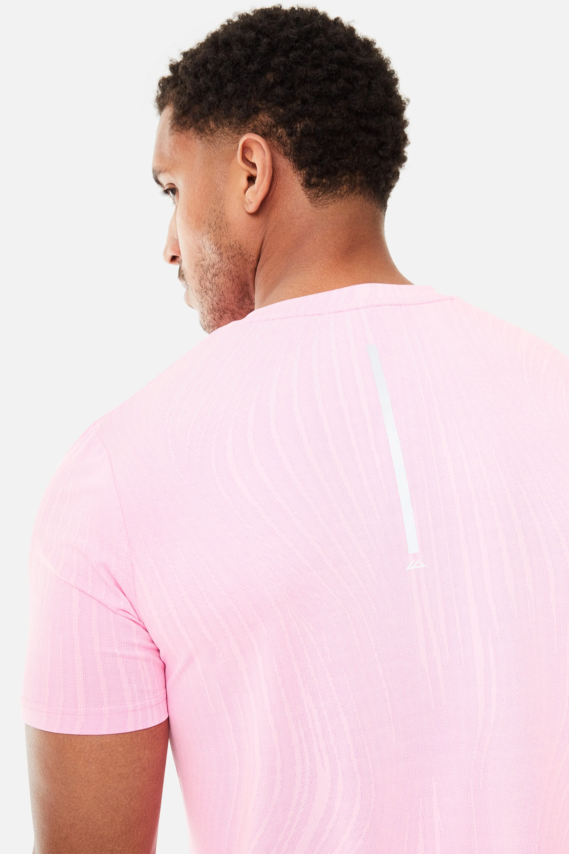 Vertex Jacquard Tee - Candy Cotton/Sugar Plum sold by Trailberg product image thumbnail 2