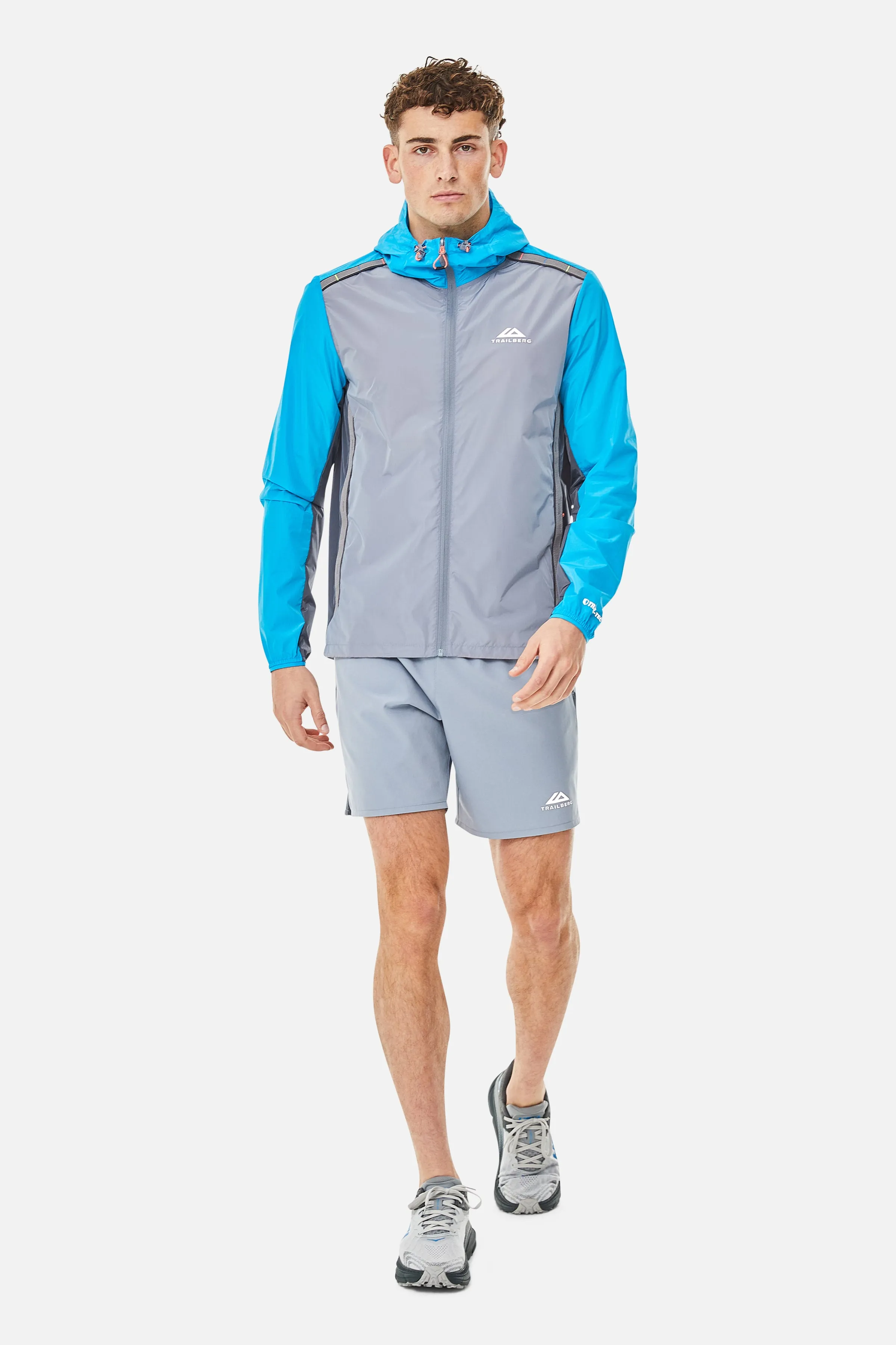 Triathlon SS25 Windbreaker - Cloud Haze/Storm Grey/Aqua Wave sold by Trailberg product image thumbnail 2