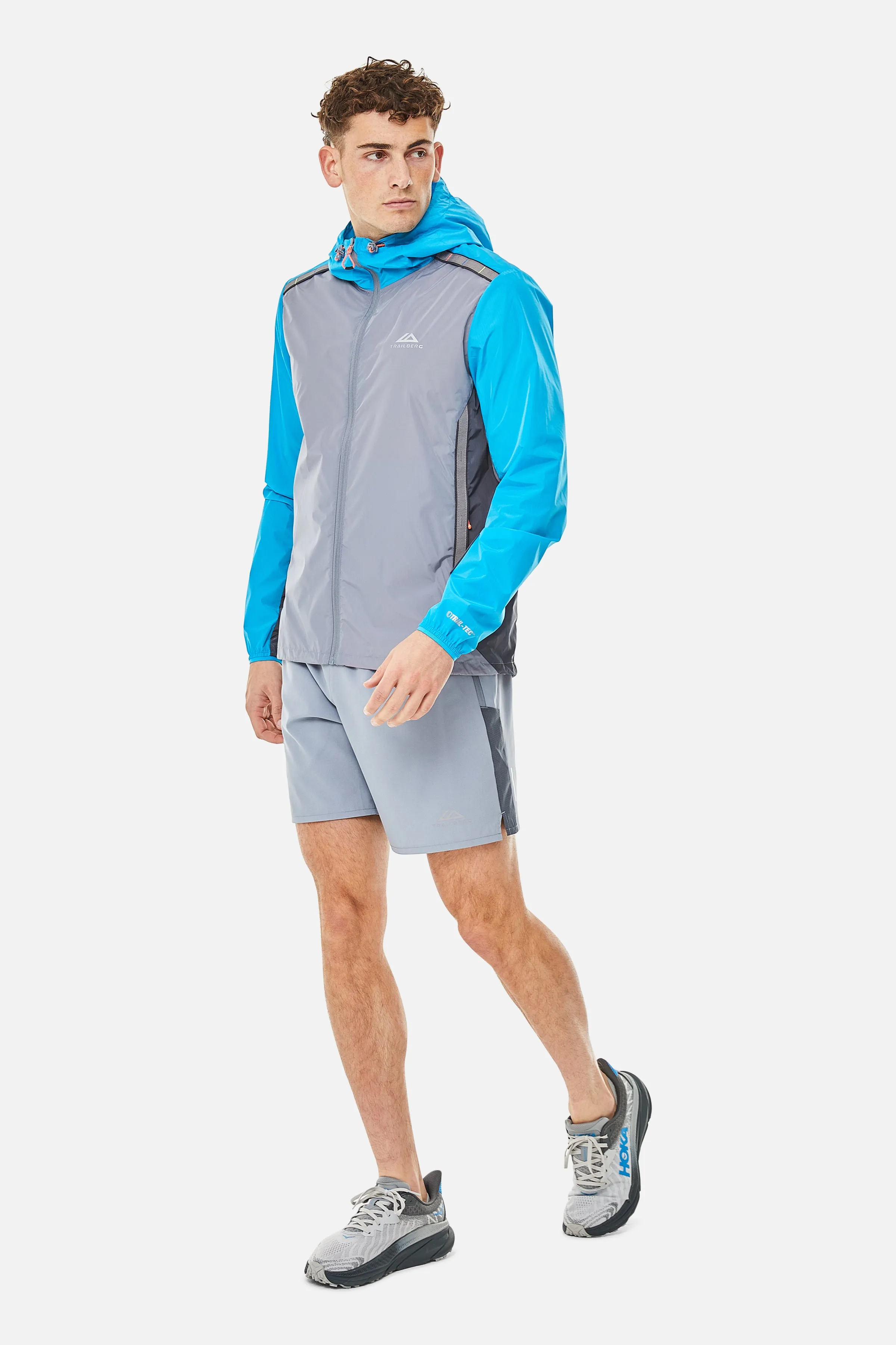 Triathlon SS25 Windbreaker - Cloud Haze/Storm Grey/Aqua Wave sold by Trailberg product image thumbnail 4