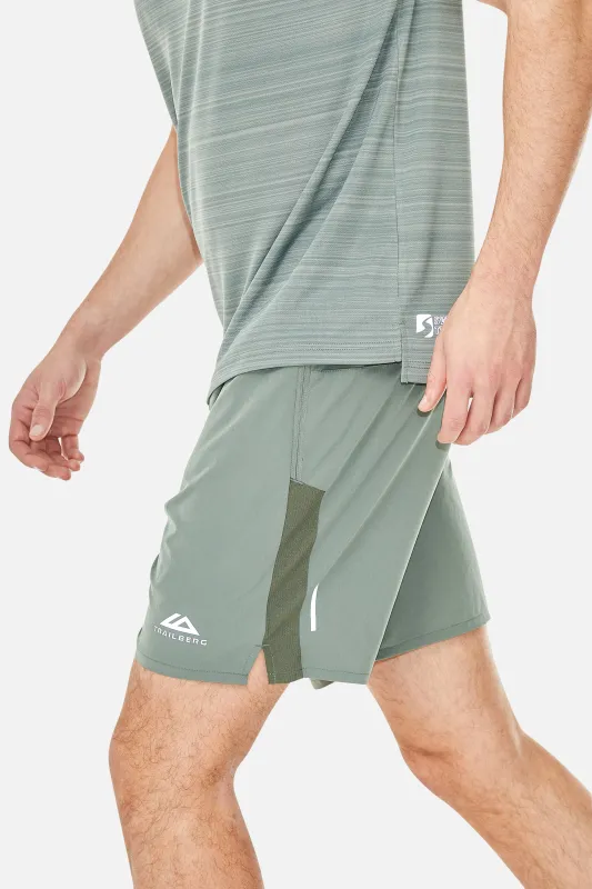 Triathlon SS25 Short - Pine Dust/Dark Fern sold by Trailberg