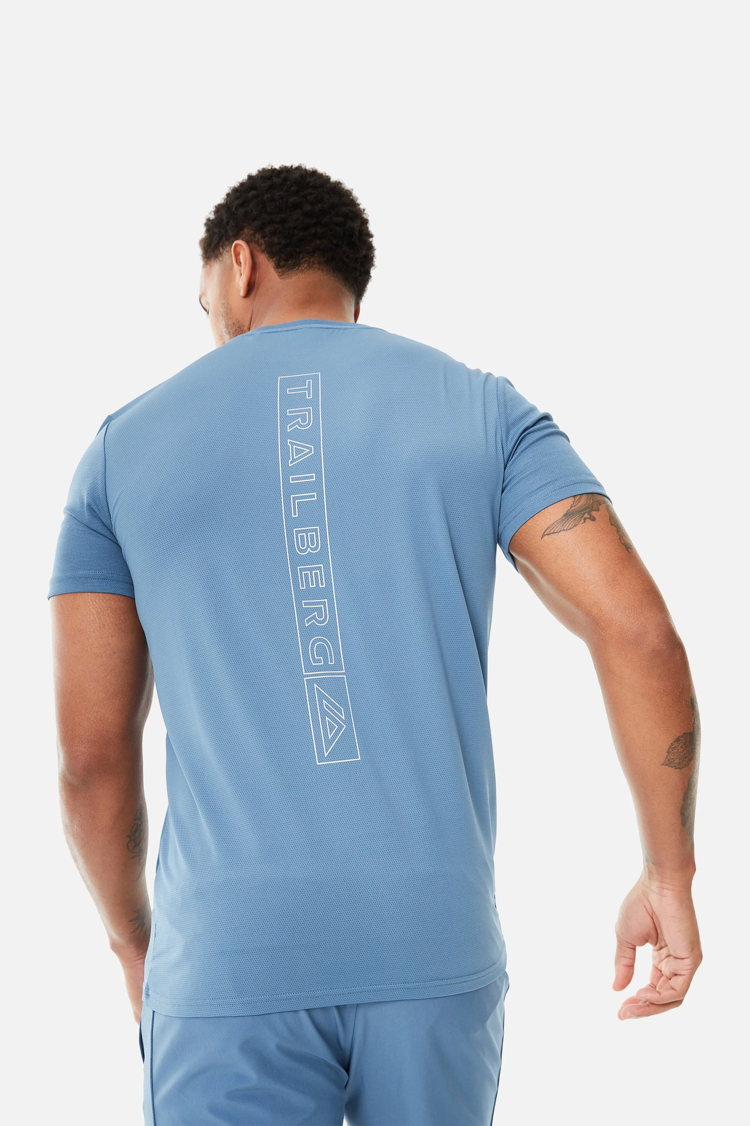 Crest Tee - Astra Blue sold by Trailberg product image thumbnail 2